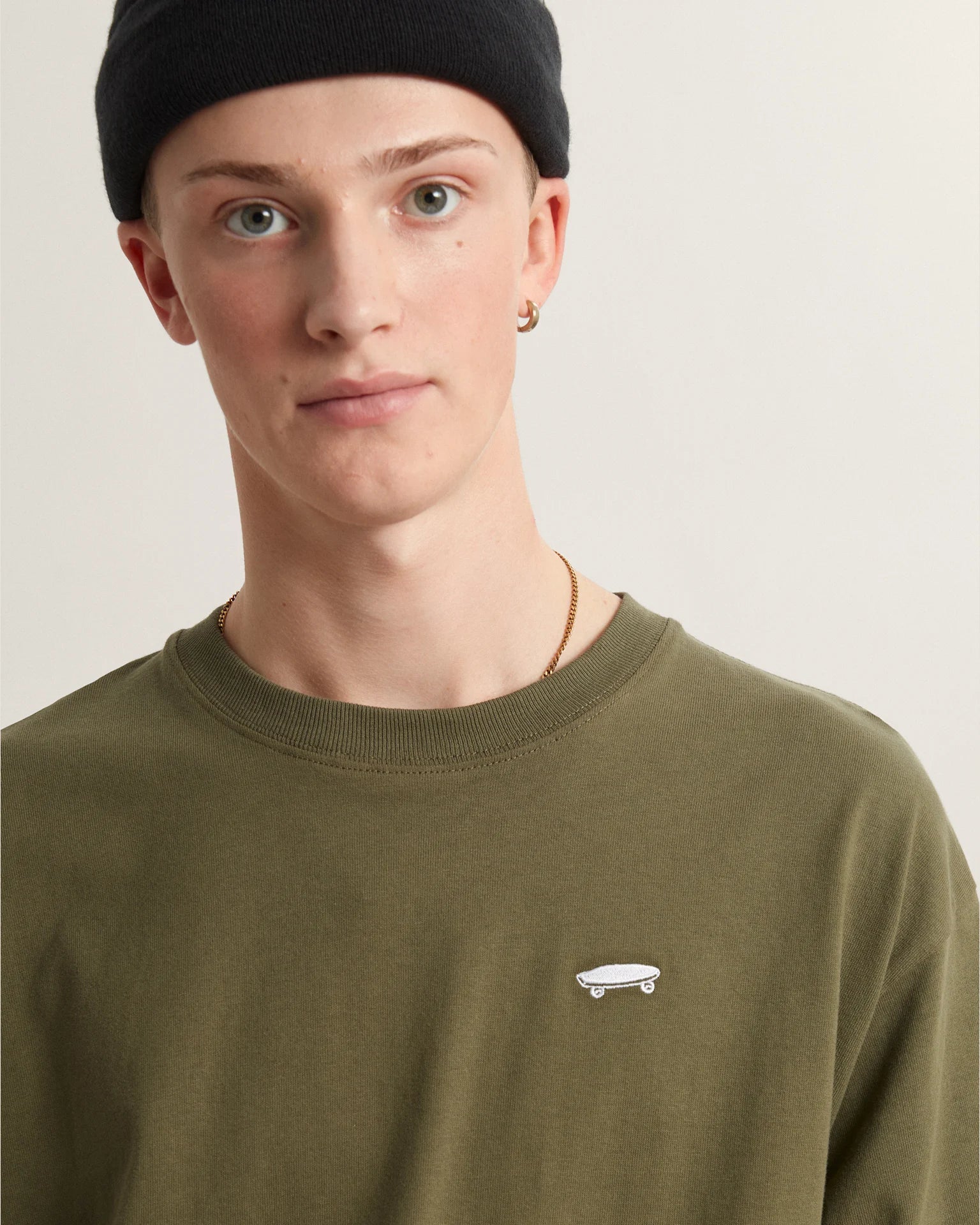 VANS SALTON LOOSE SS Mossy Olive Póló VN000P56FR11 - 6