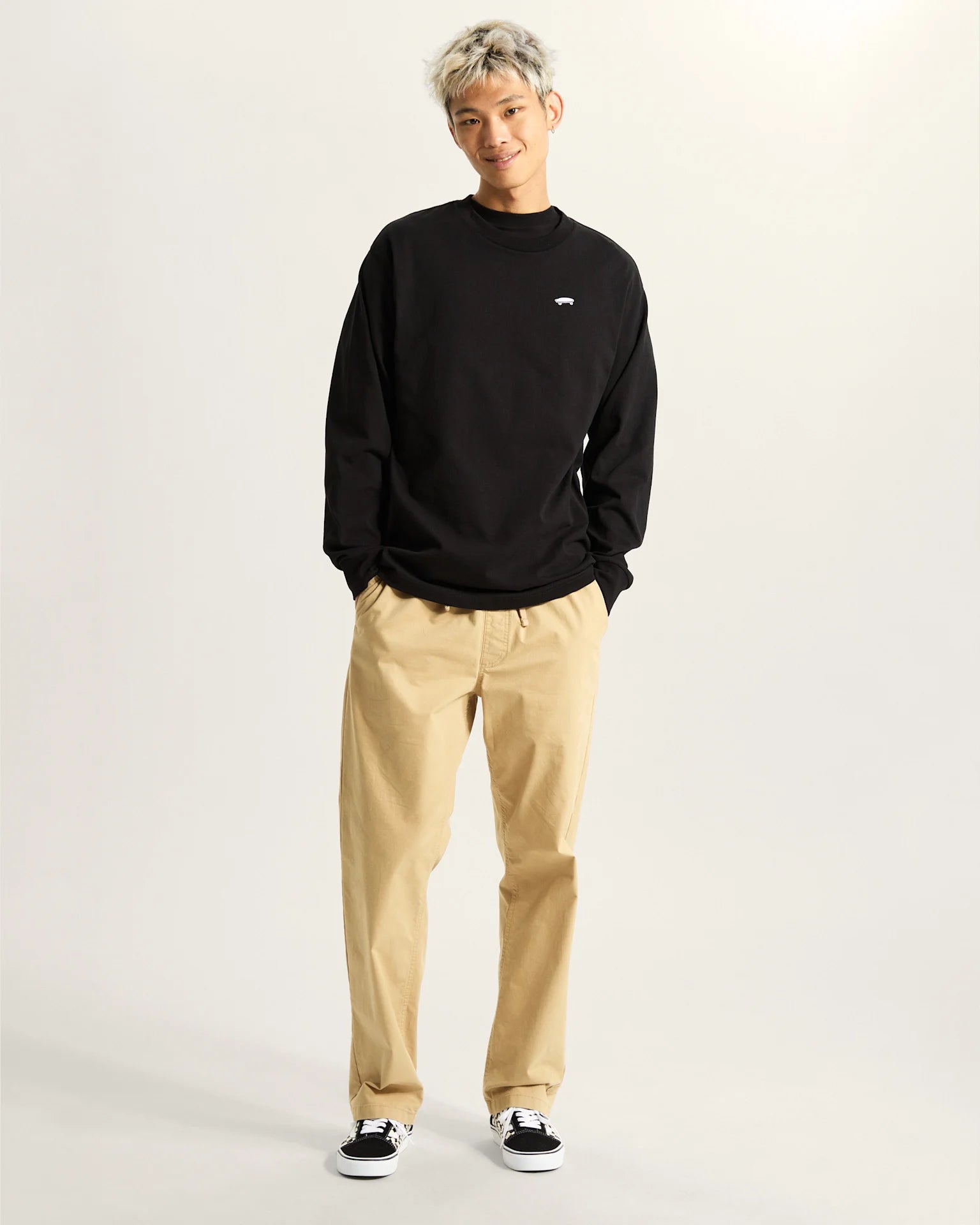 VANS SALTON LOOSE LS Black Pulóver VN000P57BLK1 - 6