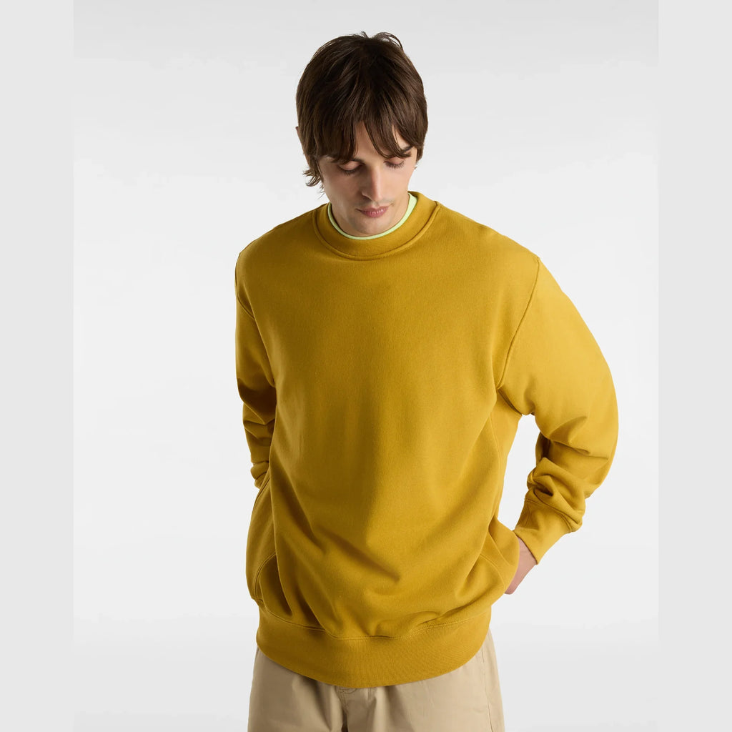 VANS Original Standards Crew HARVEST GOLD Pulóver kép 3