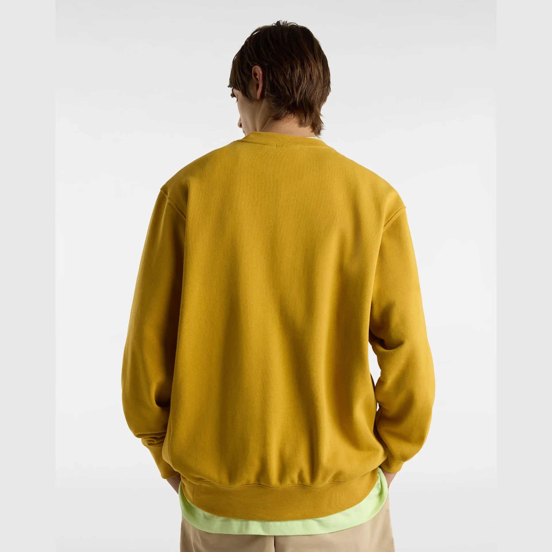 VANS Original Standards Crew HARVEST GOLD Pulóver kép 4