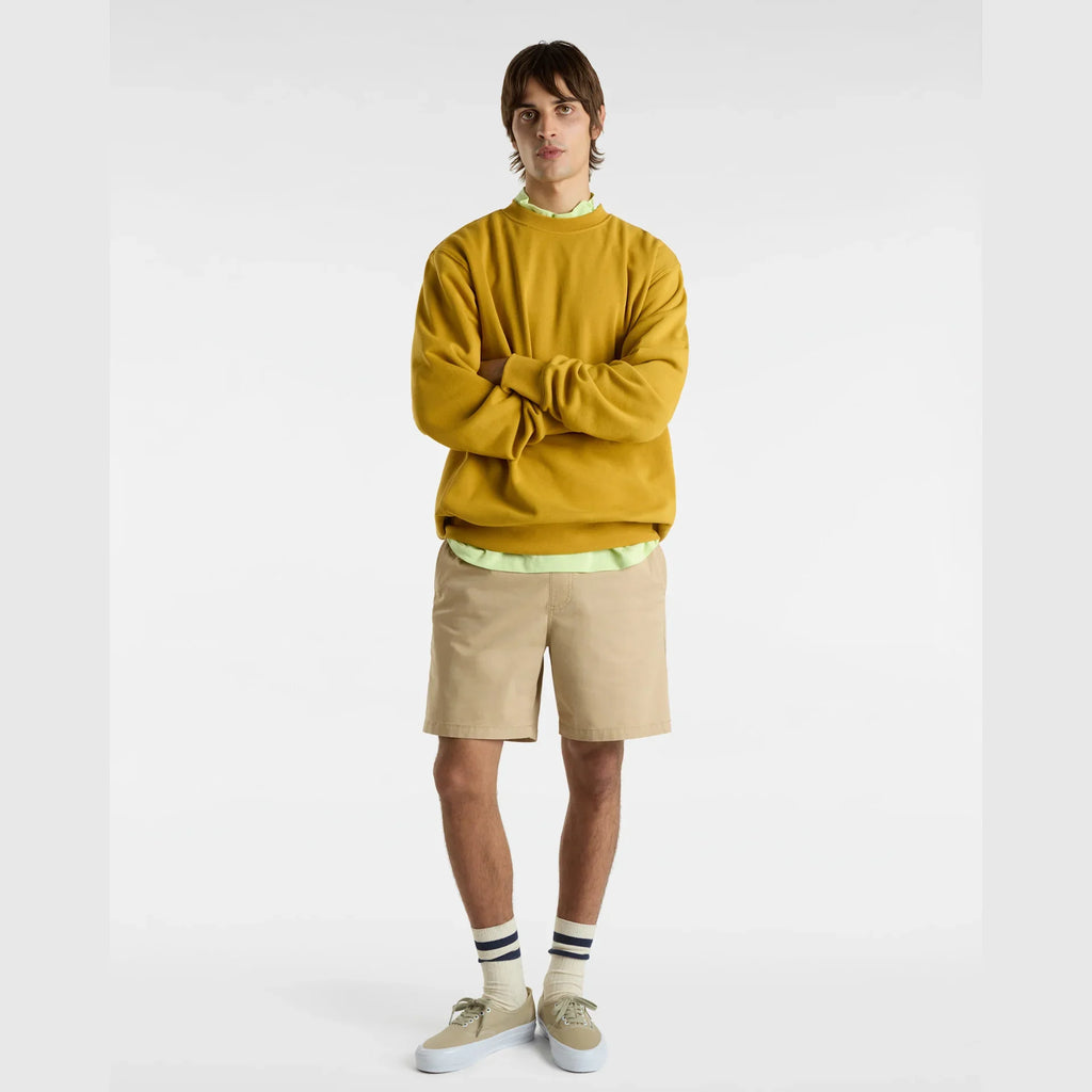VANS Original Standards Crew HARVEST GOLD Pulóver kép 6