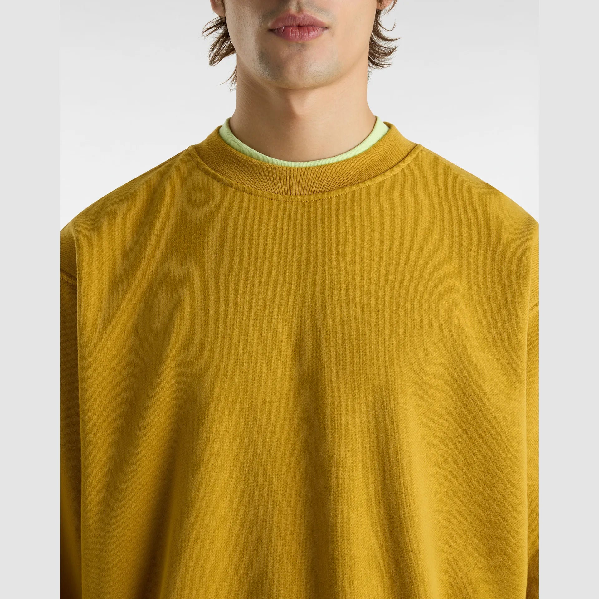 VANS Original Standards Crew HARVEST GOLD Pulóver kép 7
