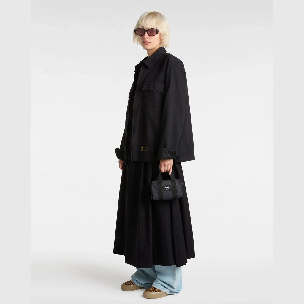 VANS W SALTON RELAX CROP SS Black Póló kép 5