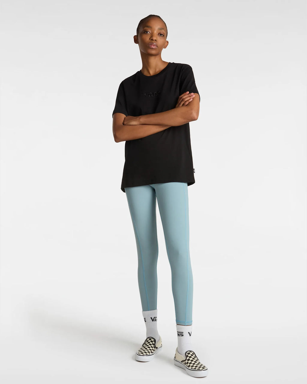 VANS W ESSENTIAL BFF SS Black Póló VN000P5UBLK1 - 5