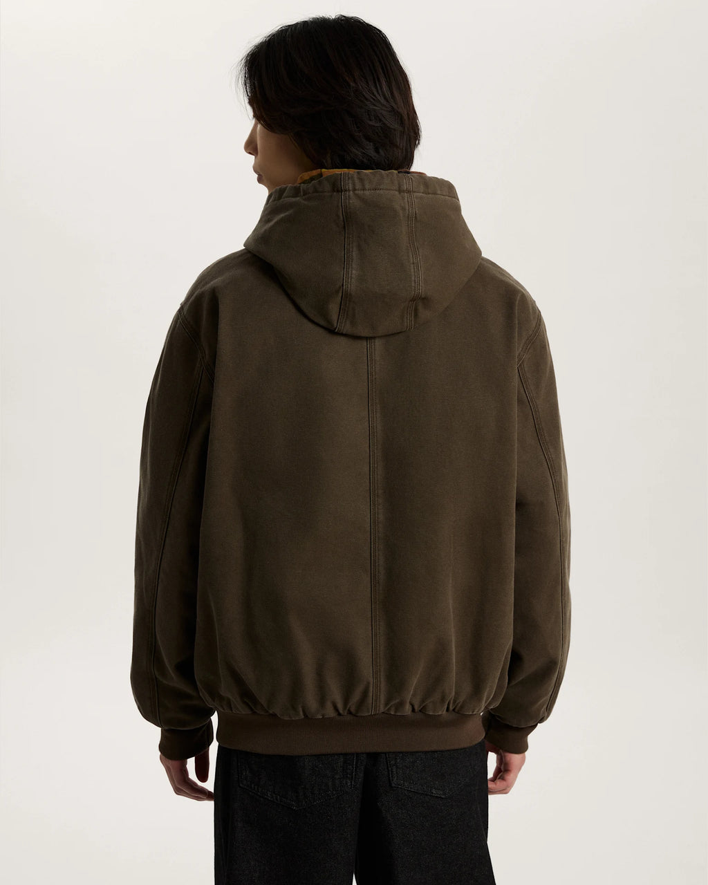 Vans Workwear Canvas Full Zip Jacket Coal Brown VN000P79EMP1 - 4