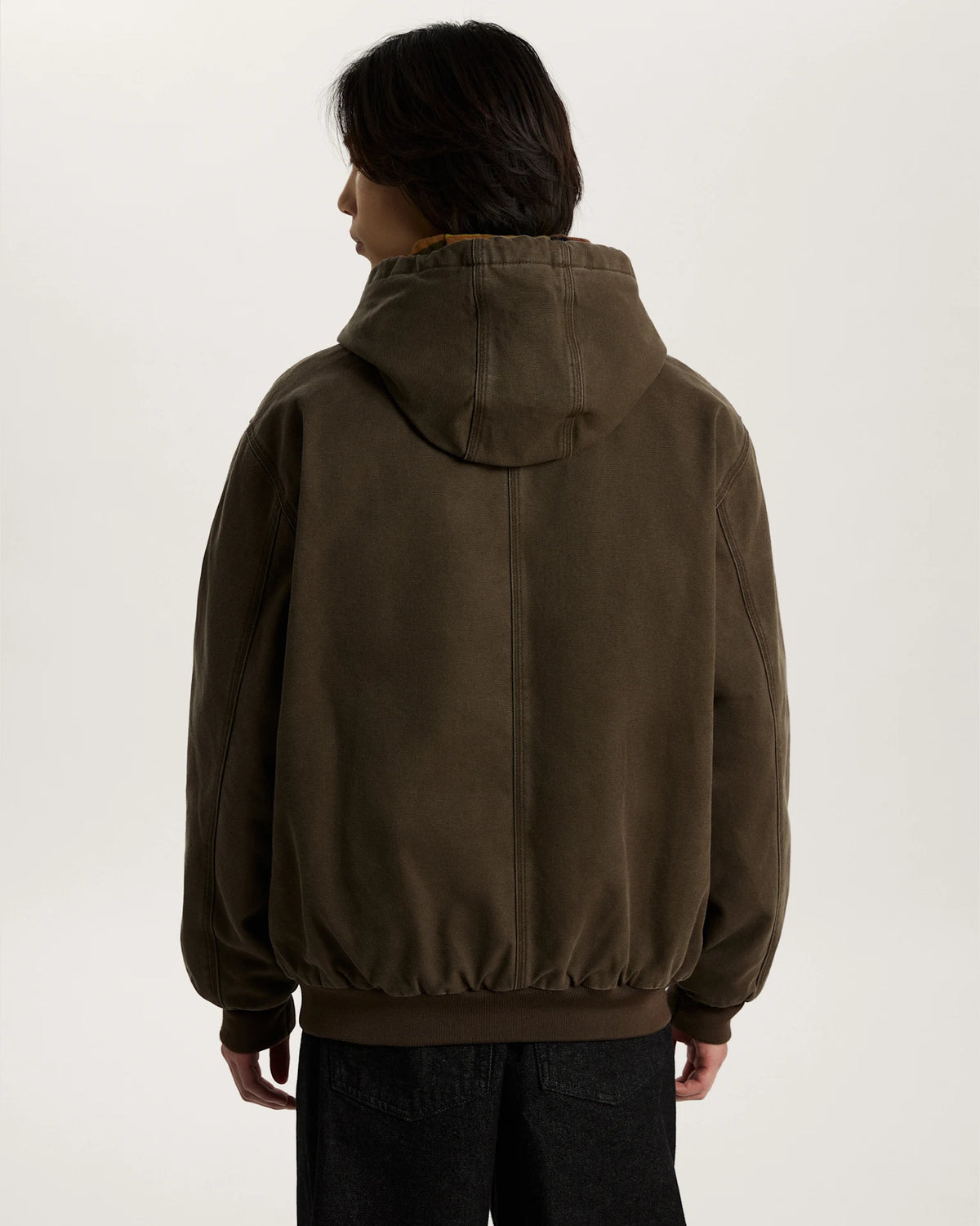 Vans Workwear Canvas Full Zip Jacket Coal Brown VN000P79EMP1 - 4