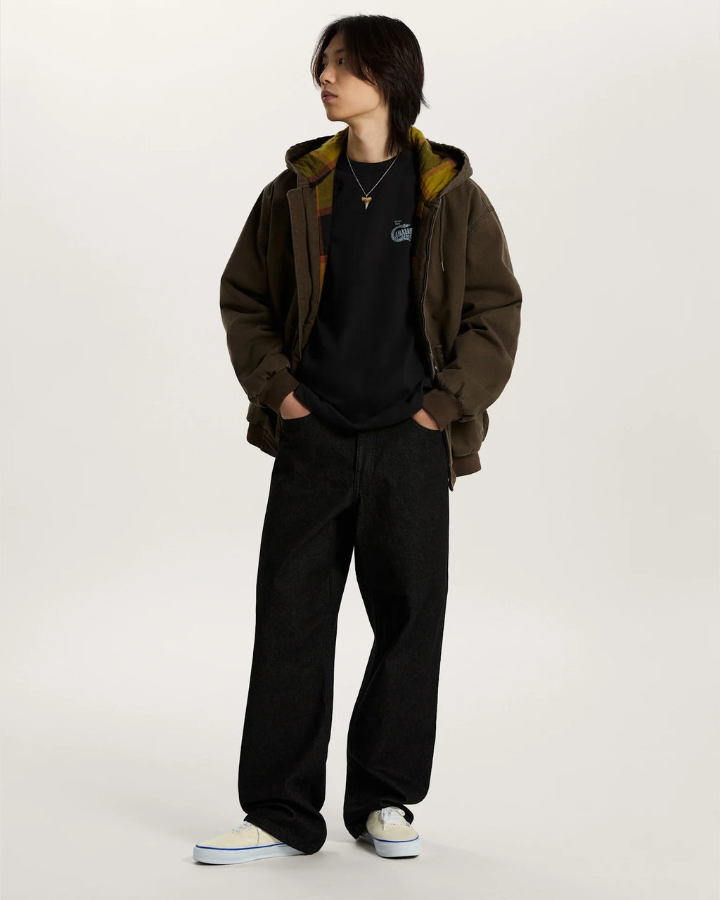 Vans Workwear Canvas Full Zip Jacket Coal Brown VN000P79EMP1 - 6