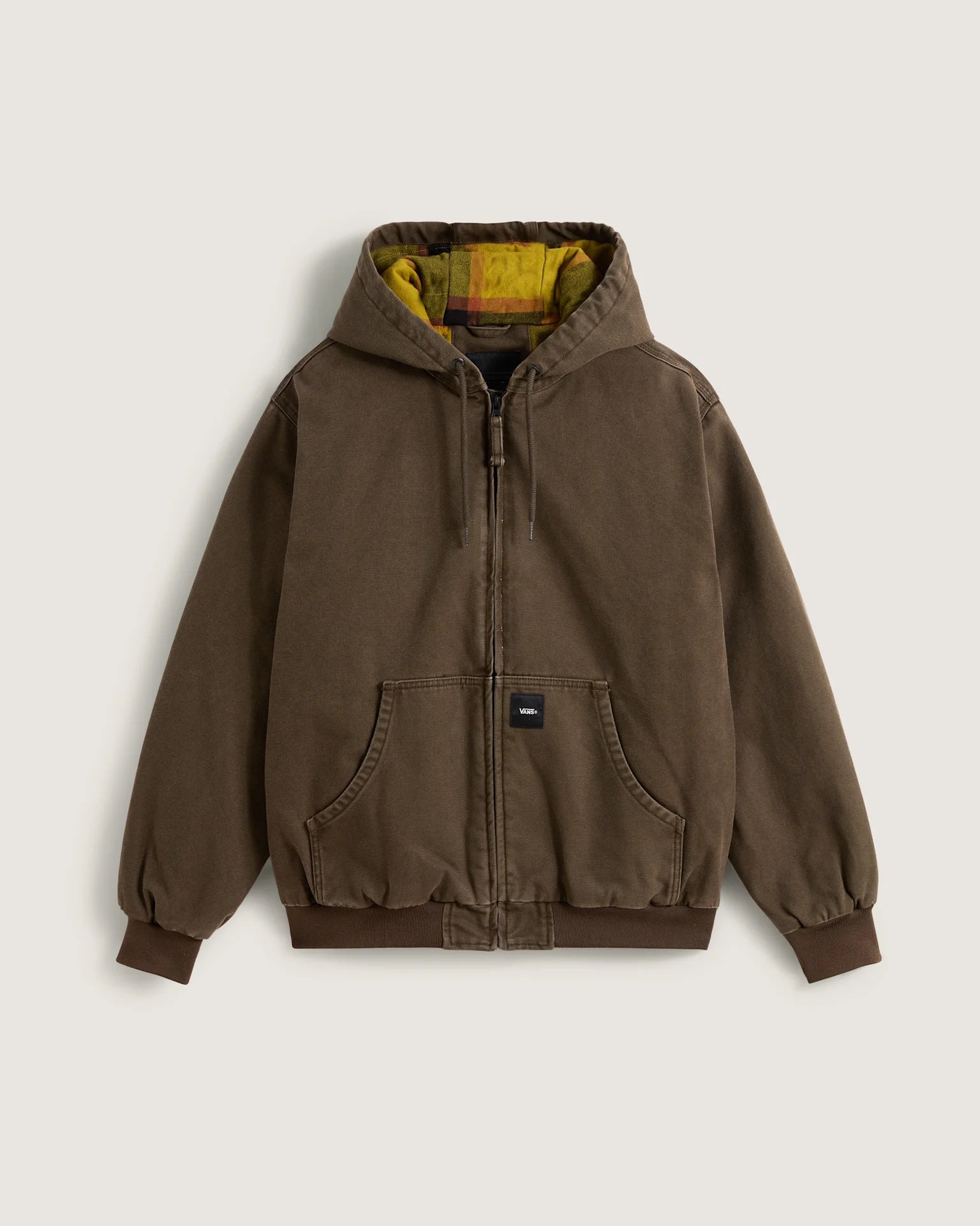 Vans Workwear Canvas Full Zip Jacket Coal Brown VN000P79EMP1 - 1