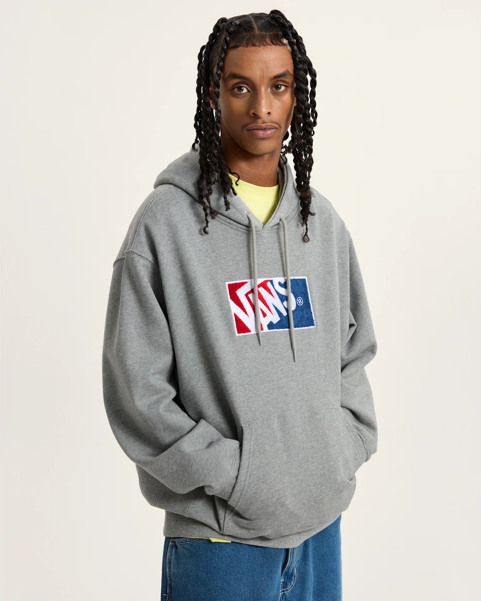 VANS Original Standards 2-Tone Pullover Cement Heather Pulóver VN000P8A02F1 - 3
