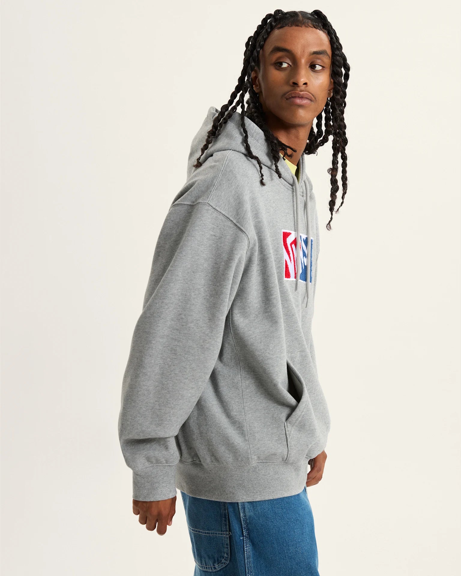 VANS Original Standards 2-Tone Pullover Cement Heather Pulóver VN000P8A02F1 - 5