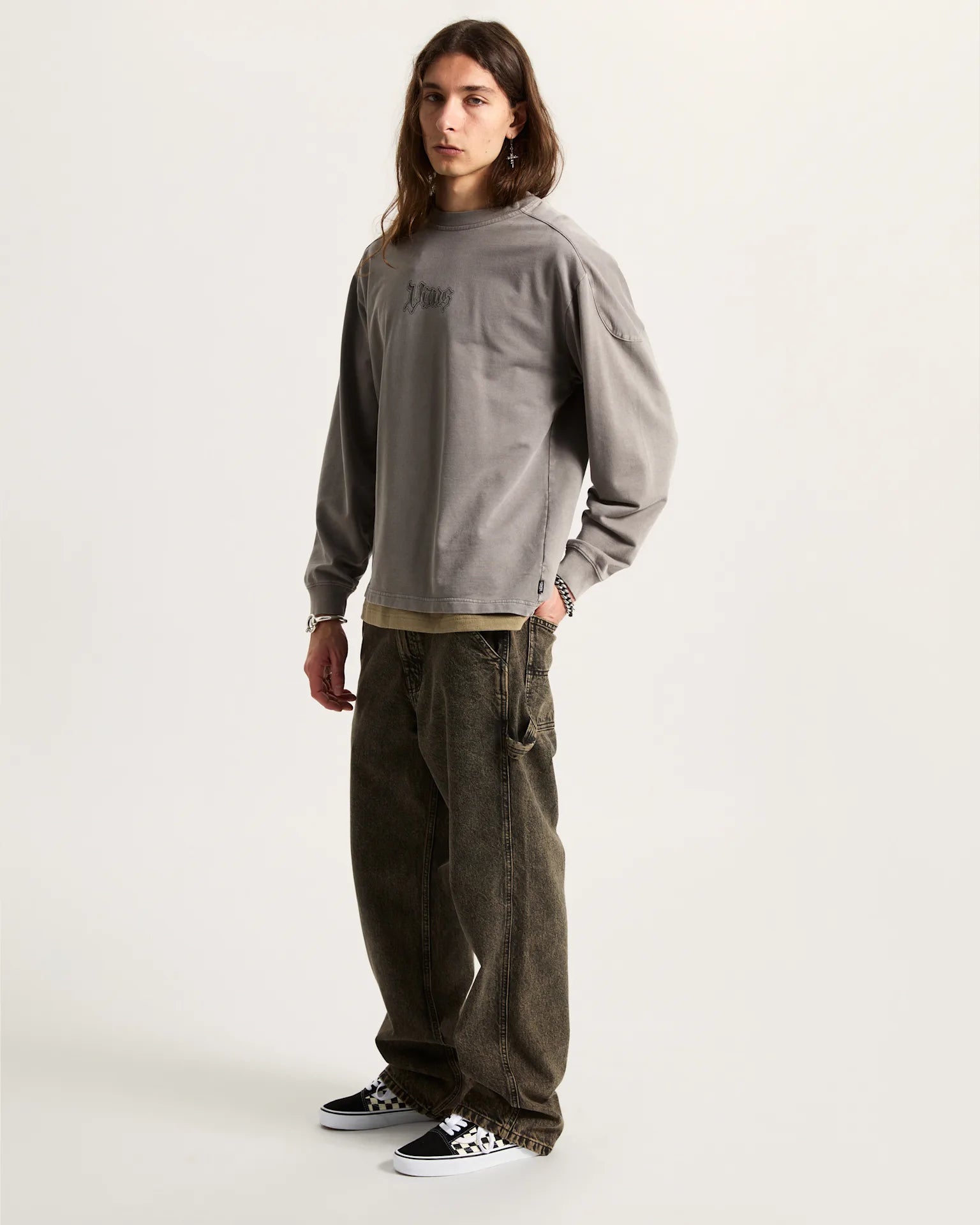 VANS Cromwell Knit LS Pewter Ing VN000P8WPWT1 - 5