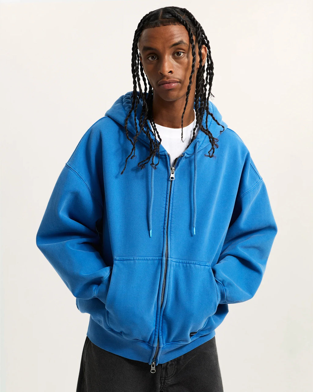 VANS LX Zip Hoodie True Blue kép 3