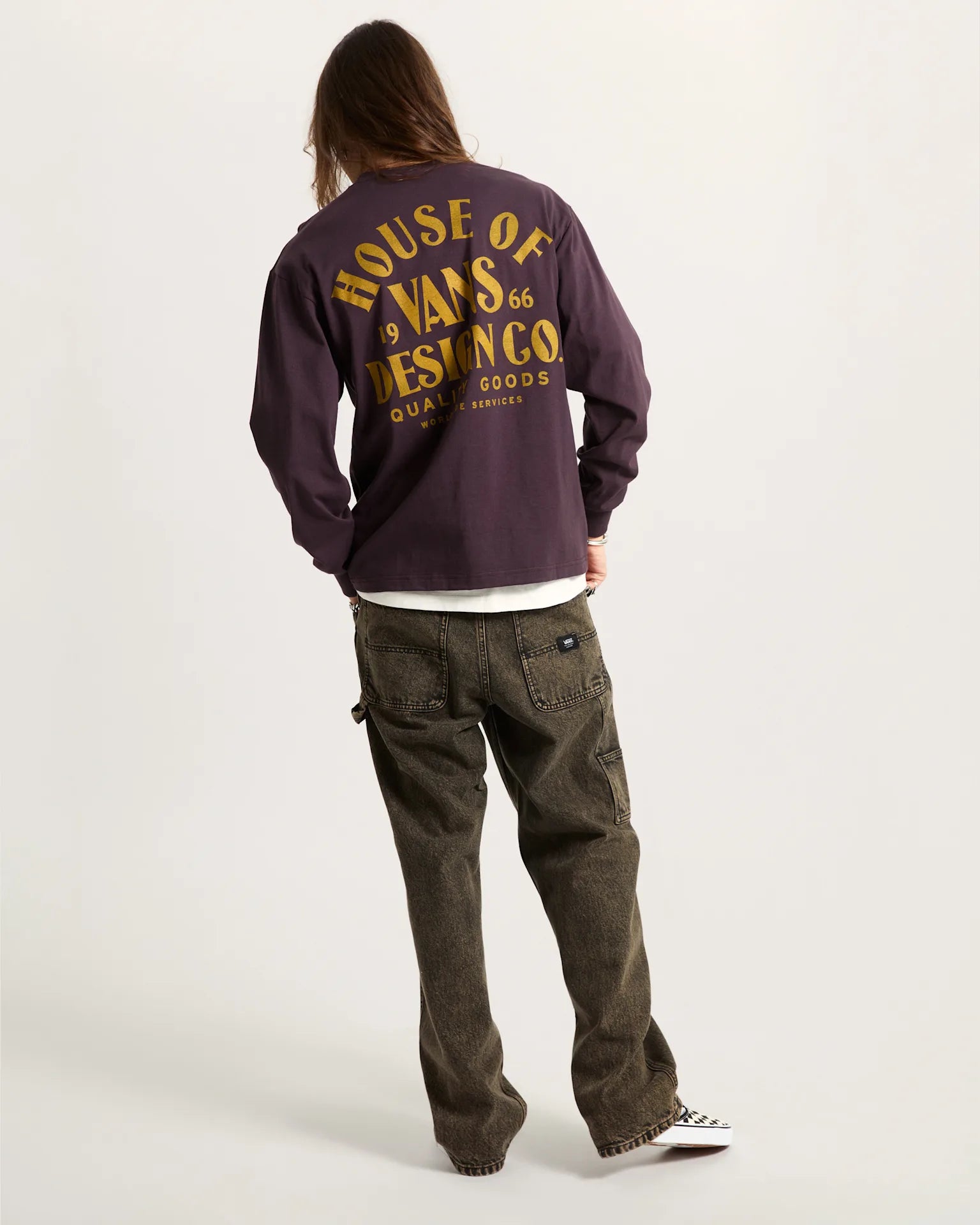 VANS Vans Hov LS Dark Port Póló VN000PD7EMS1 - 4
