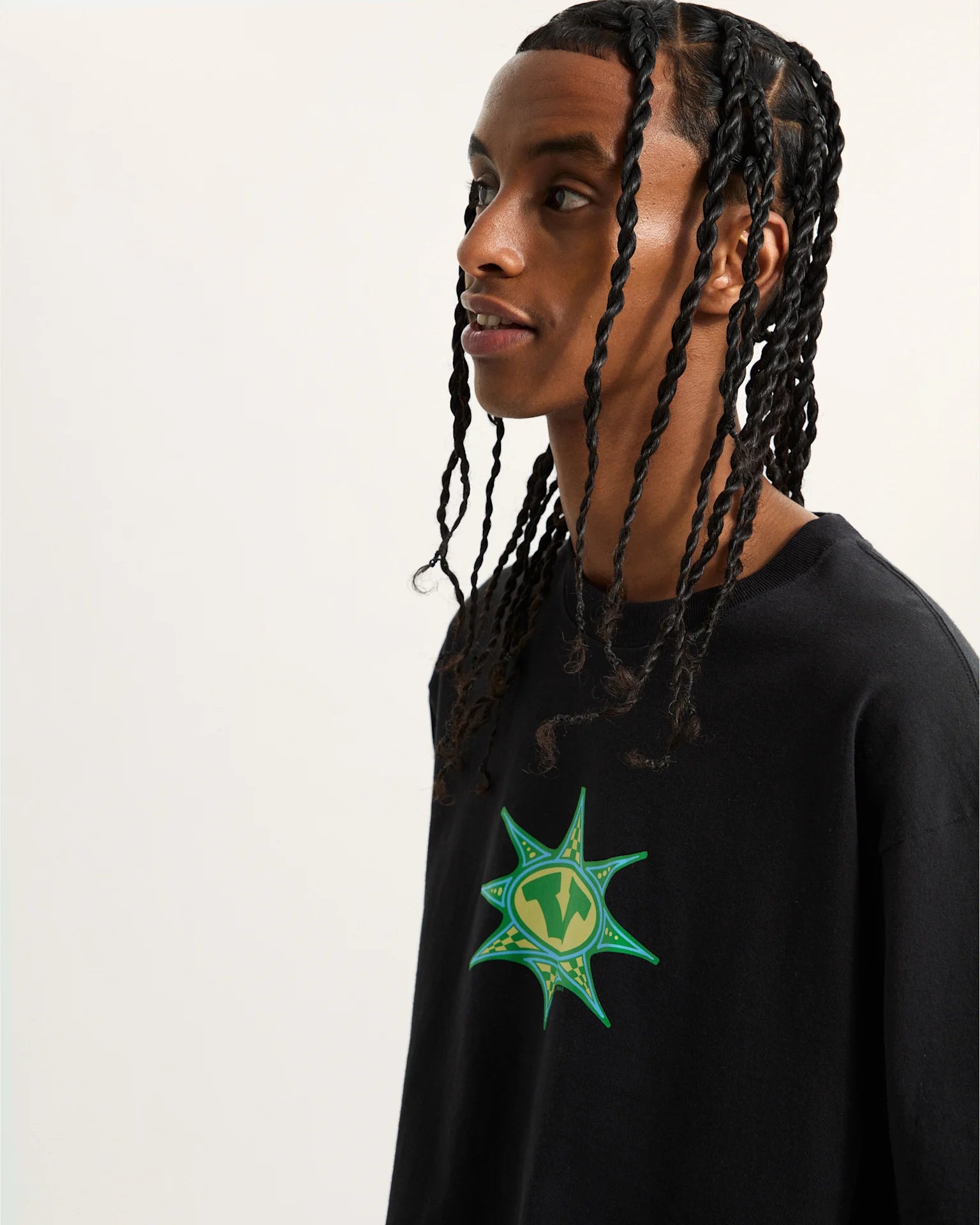 VANS Star Checker SS Black Póló VN000PDRBLK1 - 7