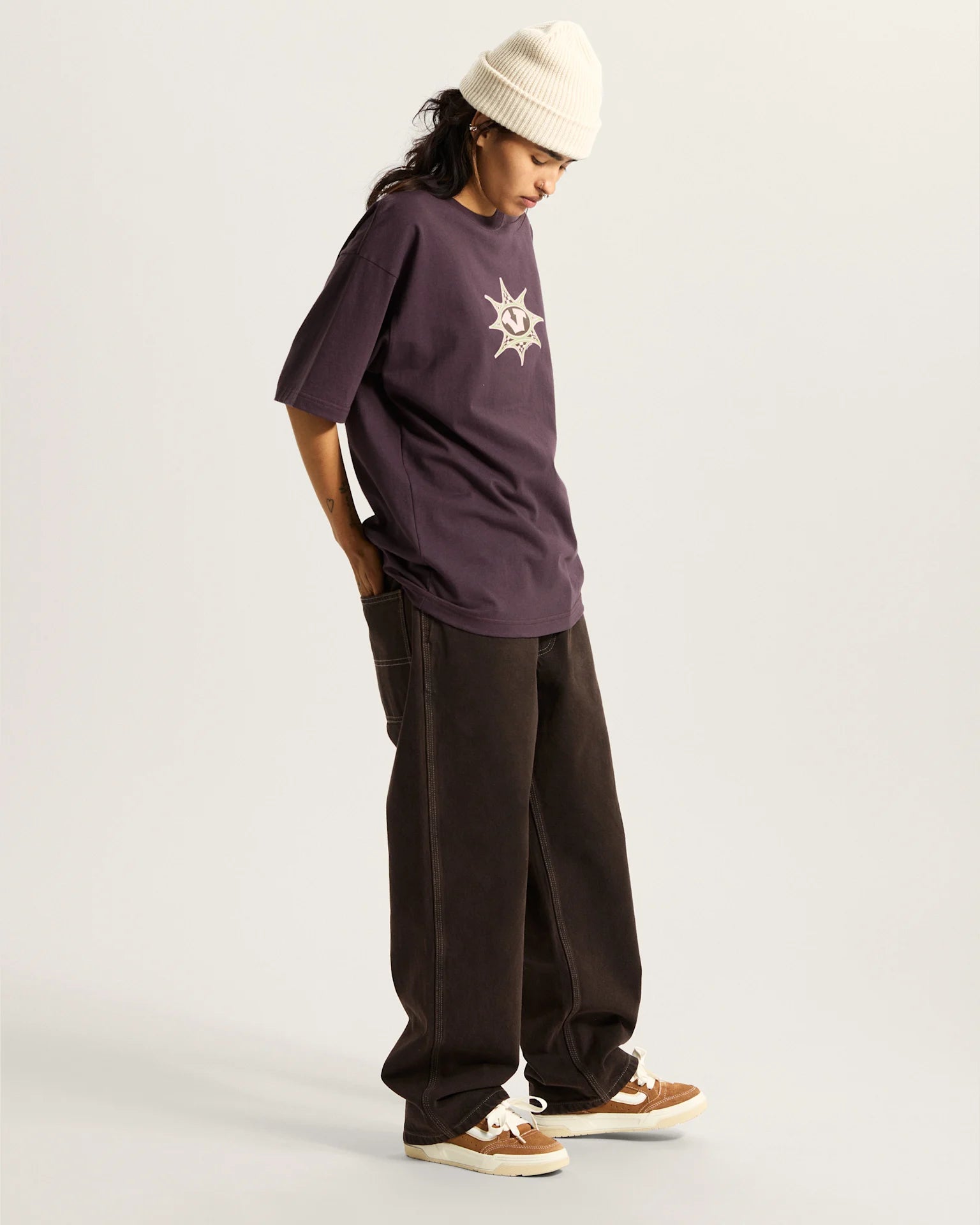 VANS Star Checker SS Dark Port Póló VN000PDREMS1 - 8