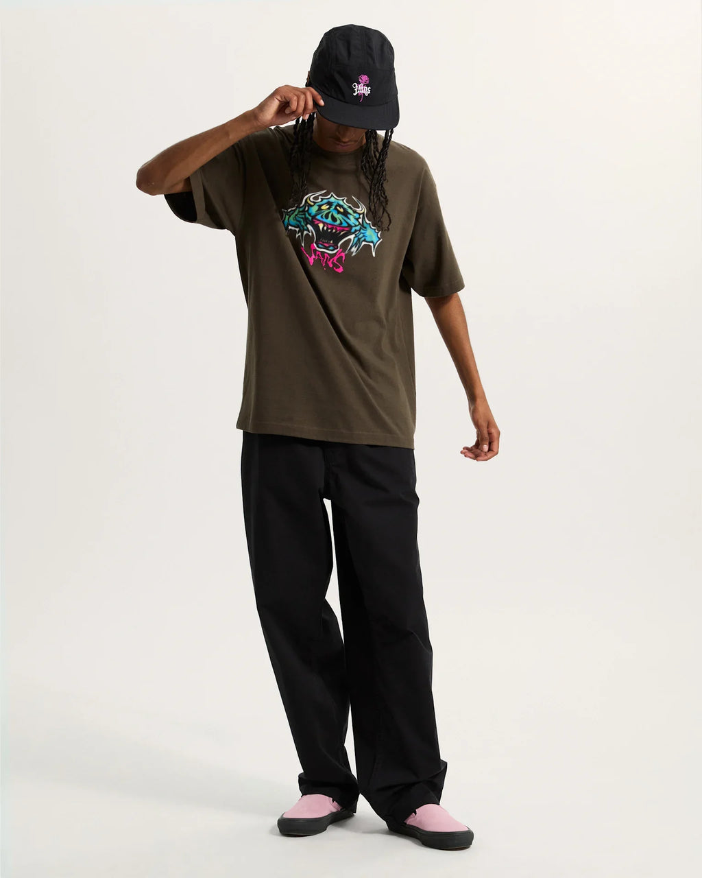 VANS Goofy Ghoul SS Coal Brown kép 4