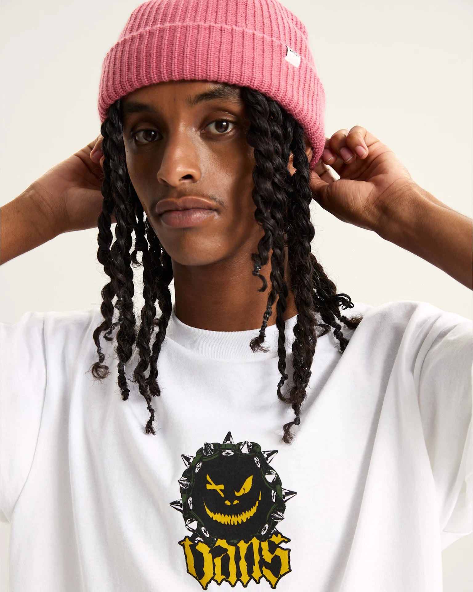 VANS Happy Spike SS White Póló VN000PE7WHT1 - 6