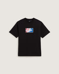 VANS Original Standards Blocked Box SS B Black/Racing Re Póló VN000PFBBRR1 - 1