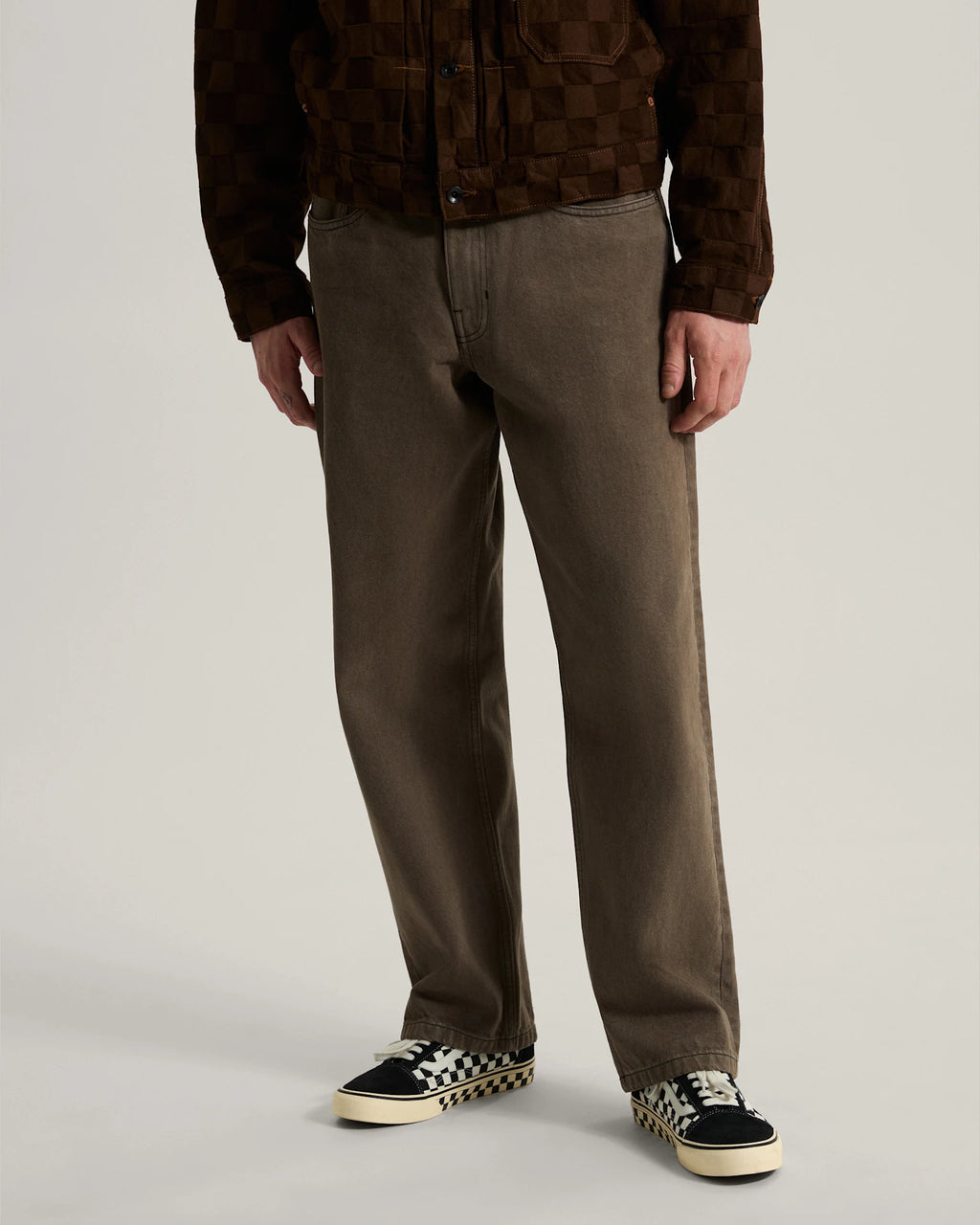 Vans Check-5 Loose Denim Pant Walnut Textil VN000PH61NU1 - 3