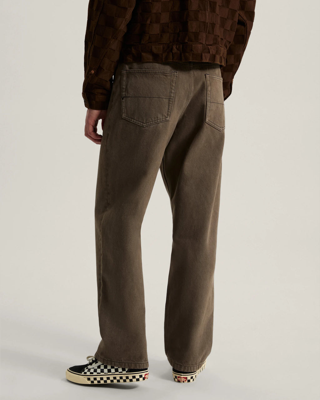 Vans Check-5 Loose Denim Pant Walnut Textil VN000PH61NU1 - 4