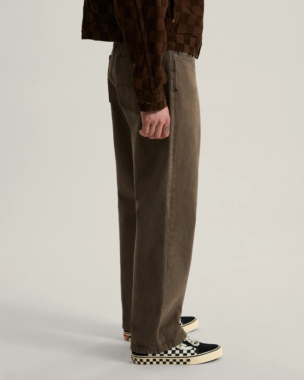 Vans Check-5 Loose Denim Pant Walnut Textil VN000PH61NU1 - 5