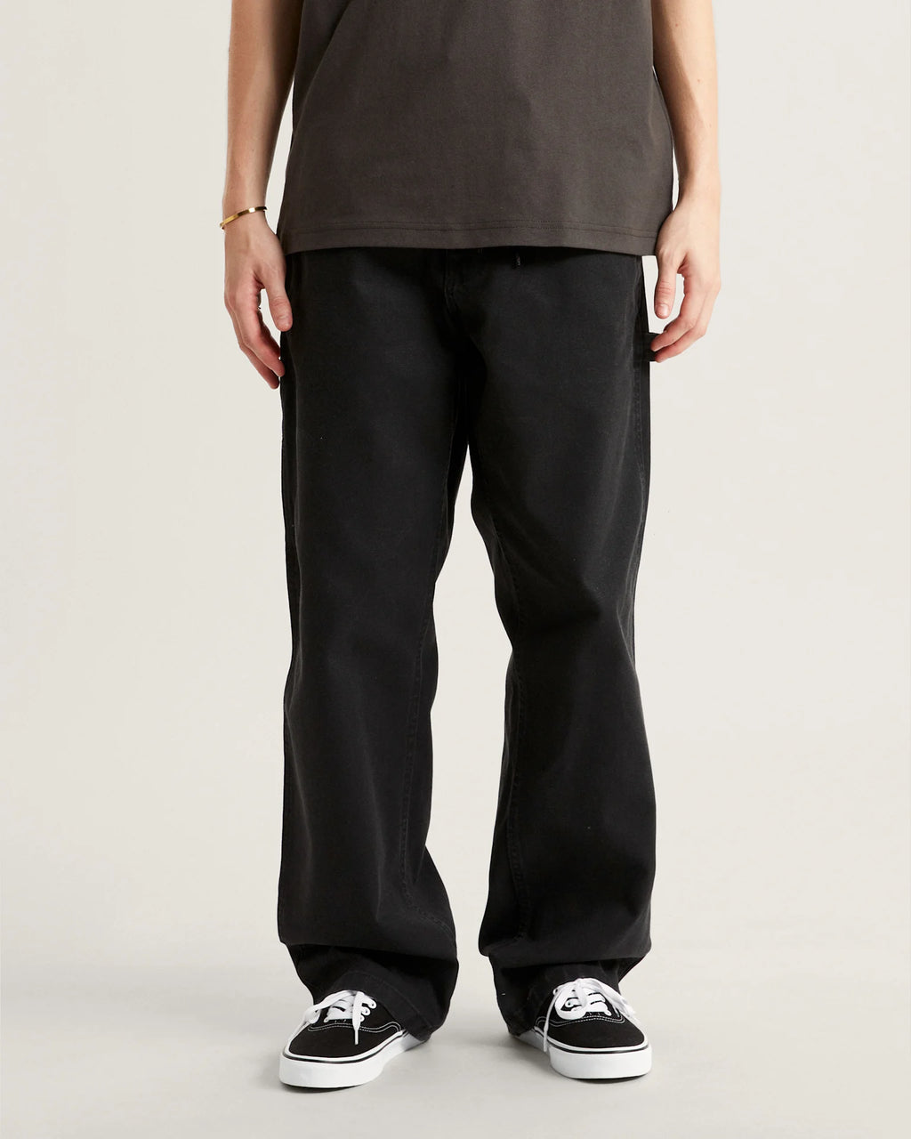 VANS Drill Chore Carpenter Loose Vintage Wash Black Nadrág VN000PJ3BLK1 - 3