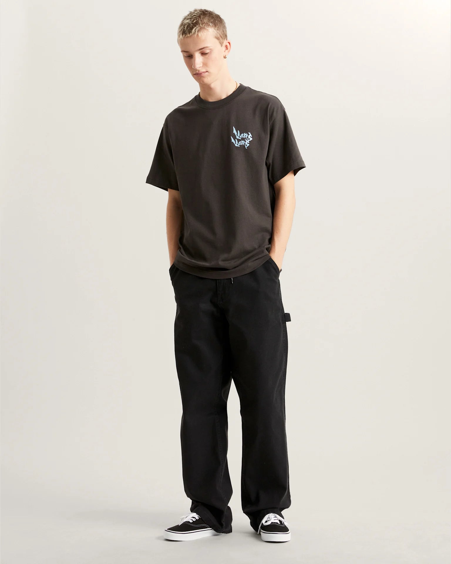 VANS Drill Chore Carpenter Loose Vintage Wash Black Nadrág VN000PJ3BLK1 - 6