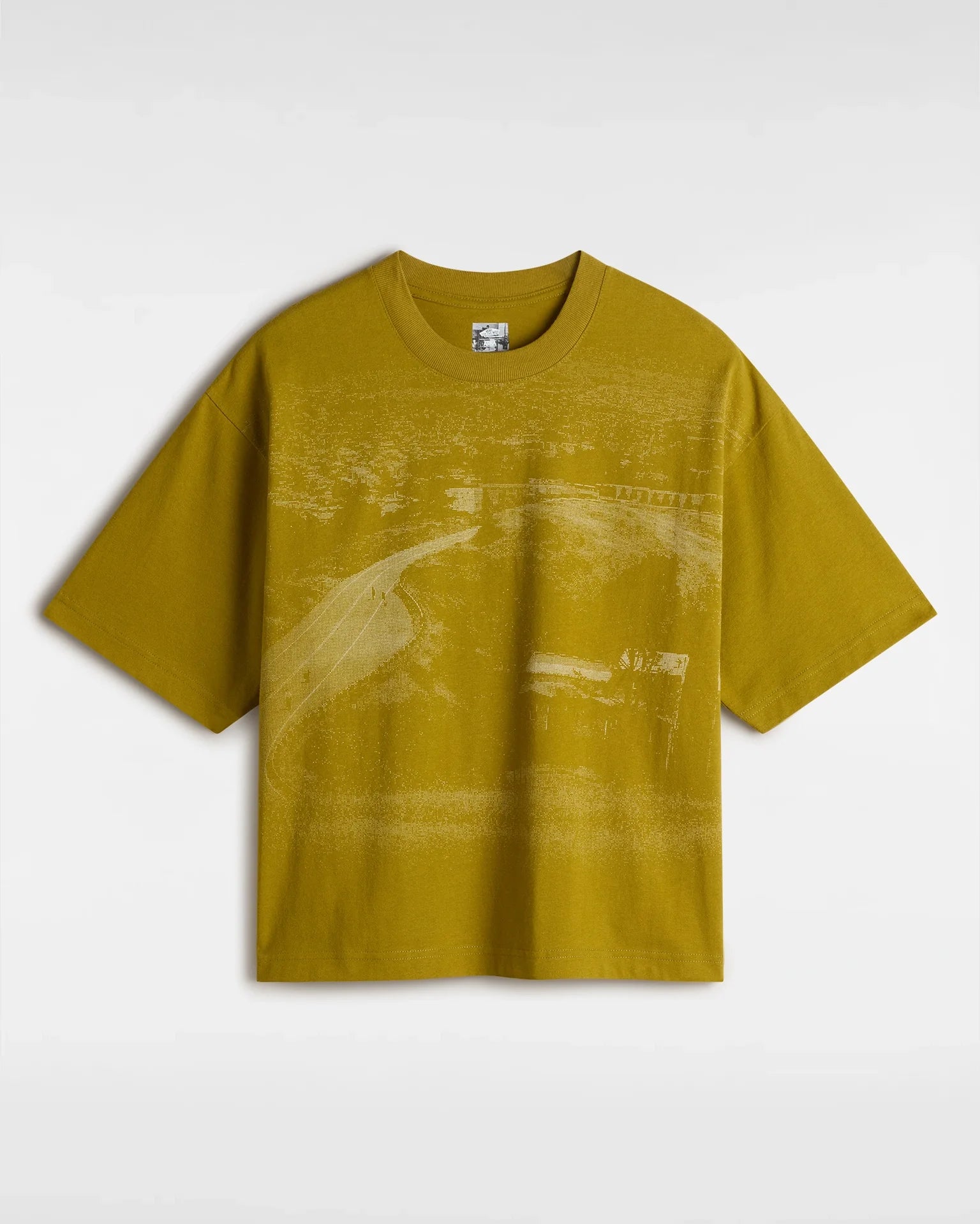 VANS Skate Atiba Haze Hillz Bomb Short SS Tee Burnt Gold kép 1