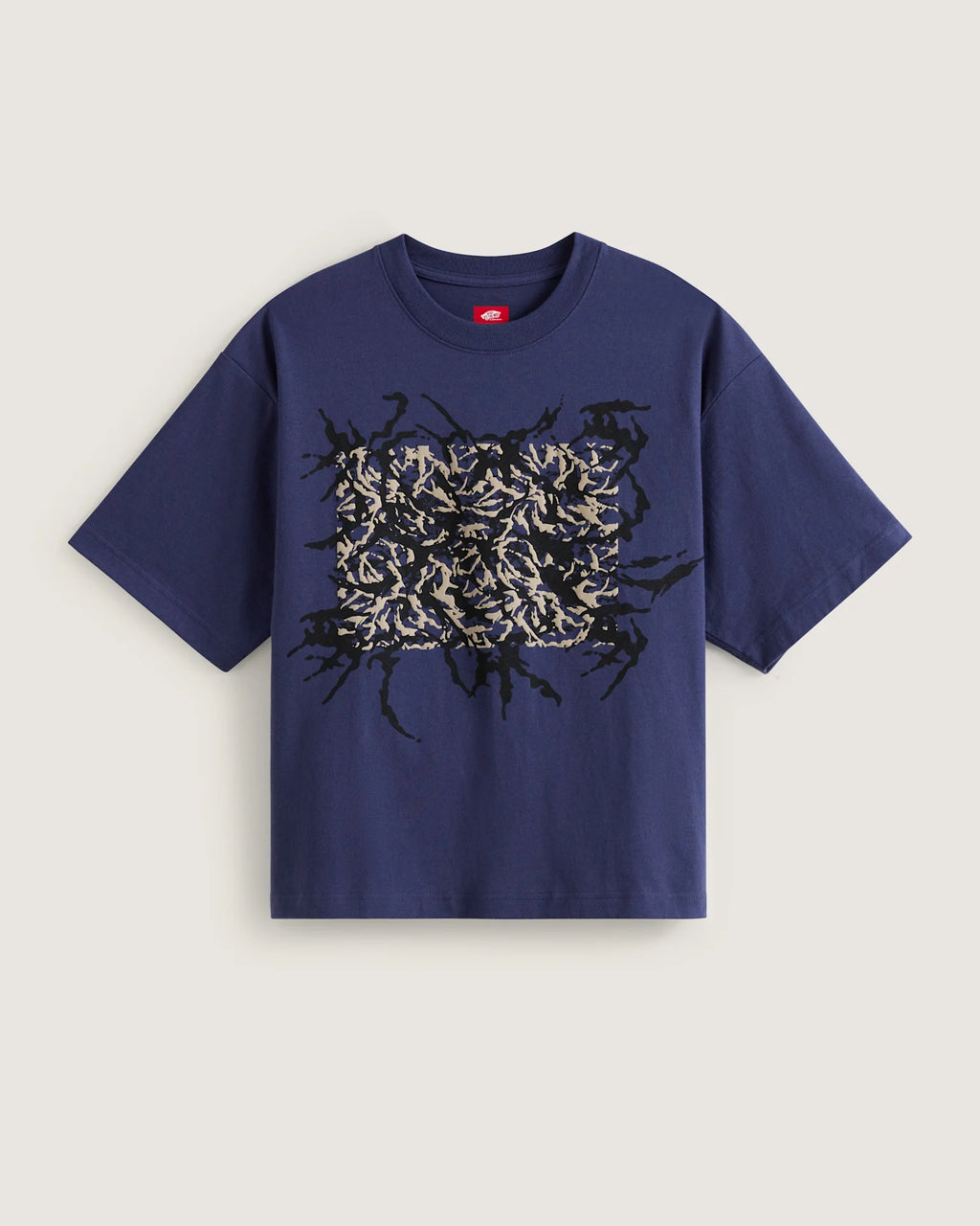 VANS Skate Blurred Camo Short SS Tee Deep Twilight VN000PNMEMT1 - 1