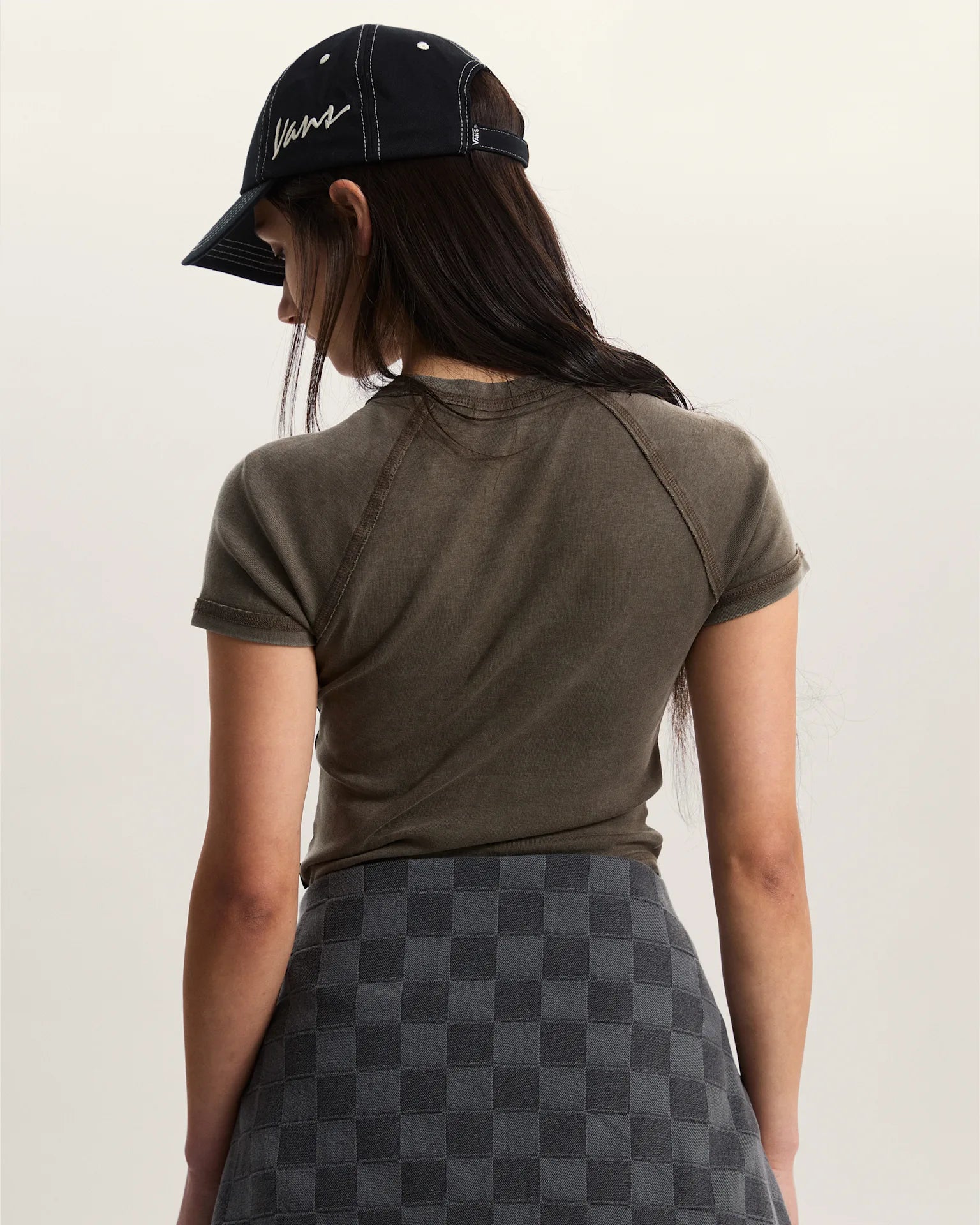 VANS Claire Embellished Baby Coal Brown Póló VN000Q0PEMP1 - 4