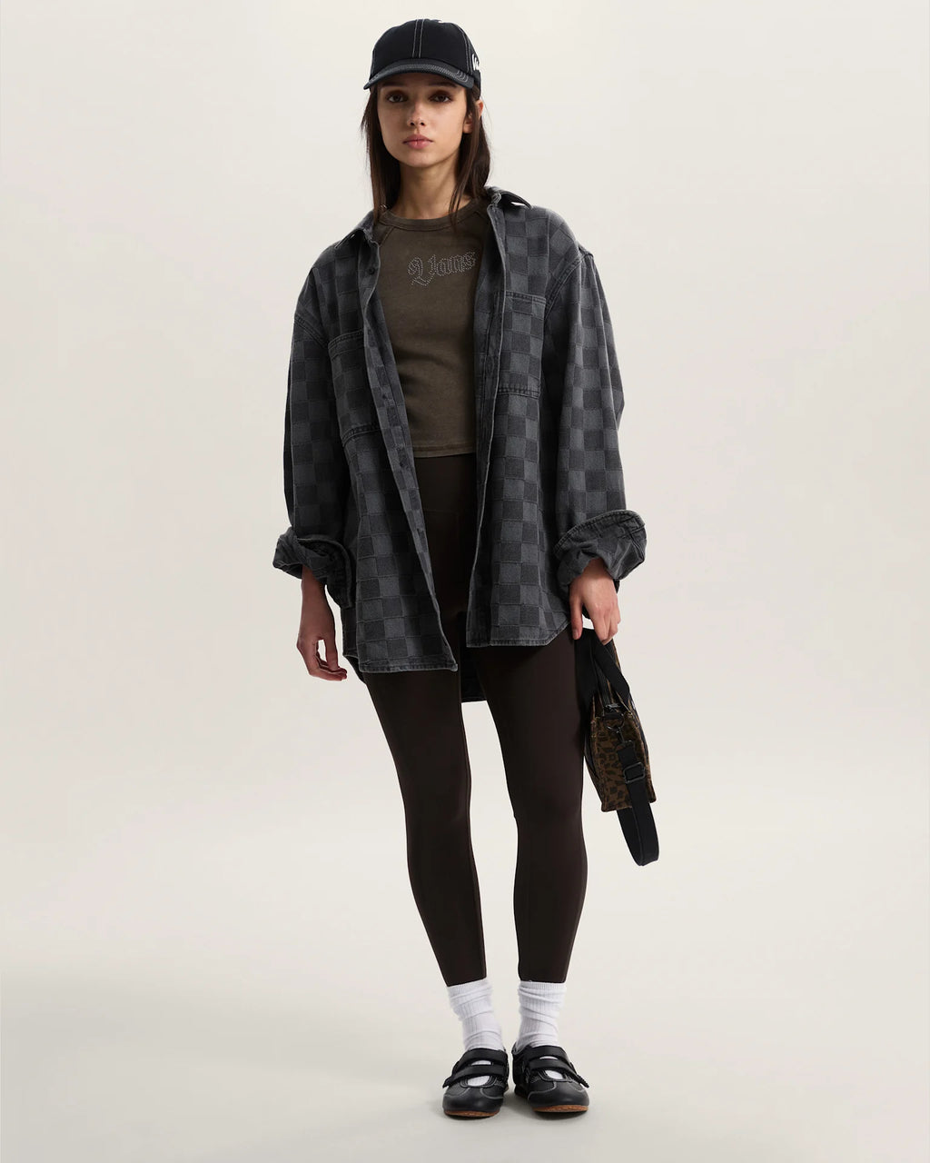 VANS Claire Embellished Baby Coal Brown Póló VN000Q0PEMP1 - 5