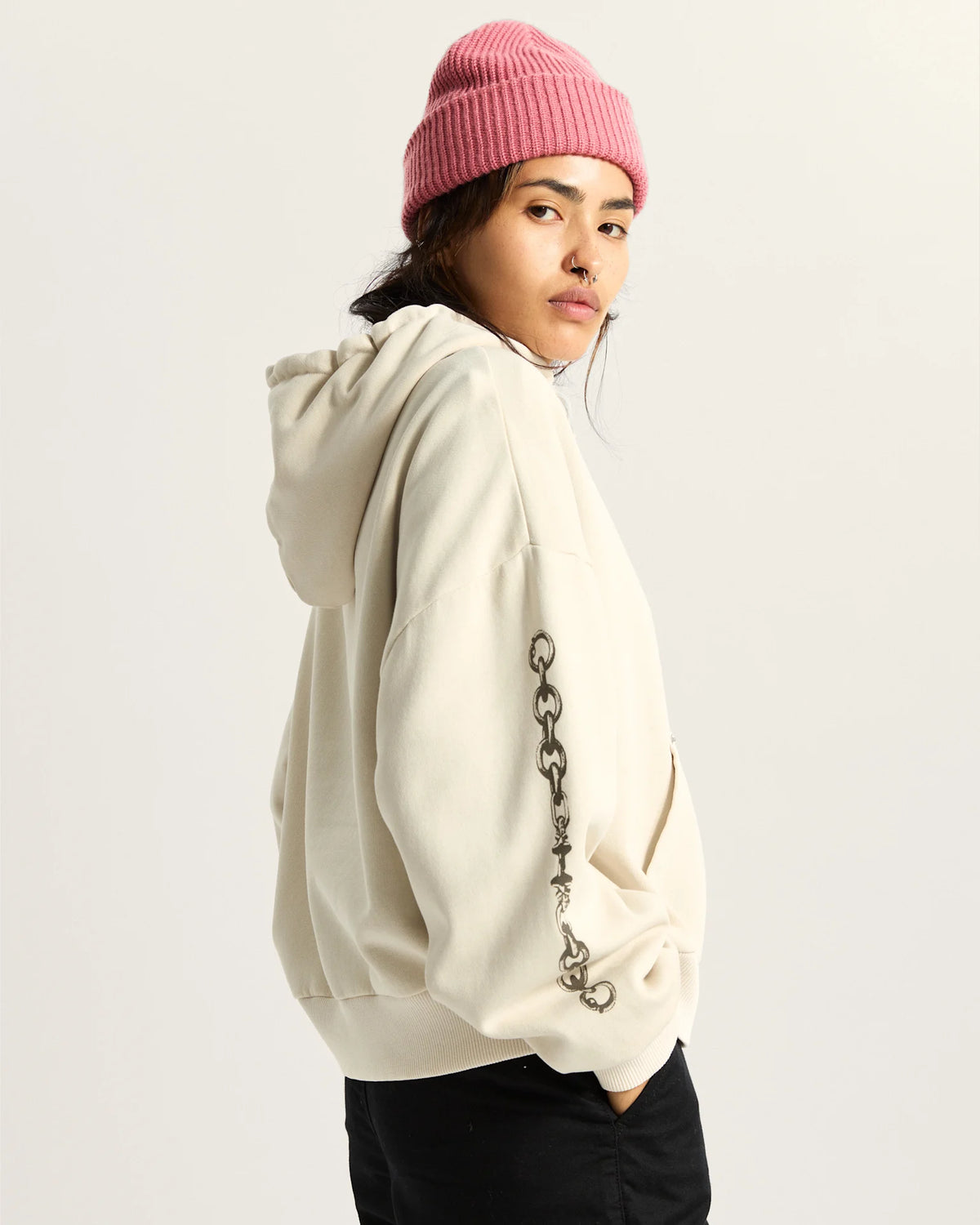 Vans After Dark Retro Hoodie Taupe Mist VN000Q39EN91 - 6