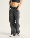 VANS Sirelle Novelty Puddle Pants Faded Black kép 1