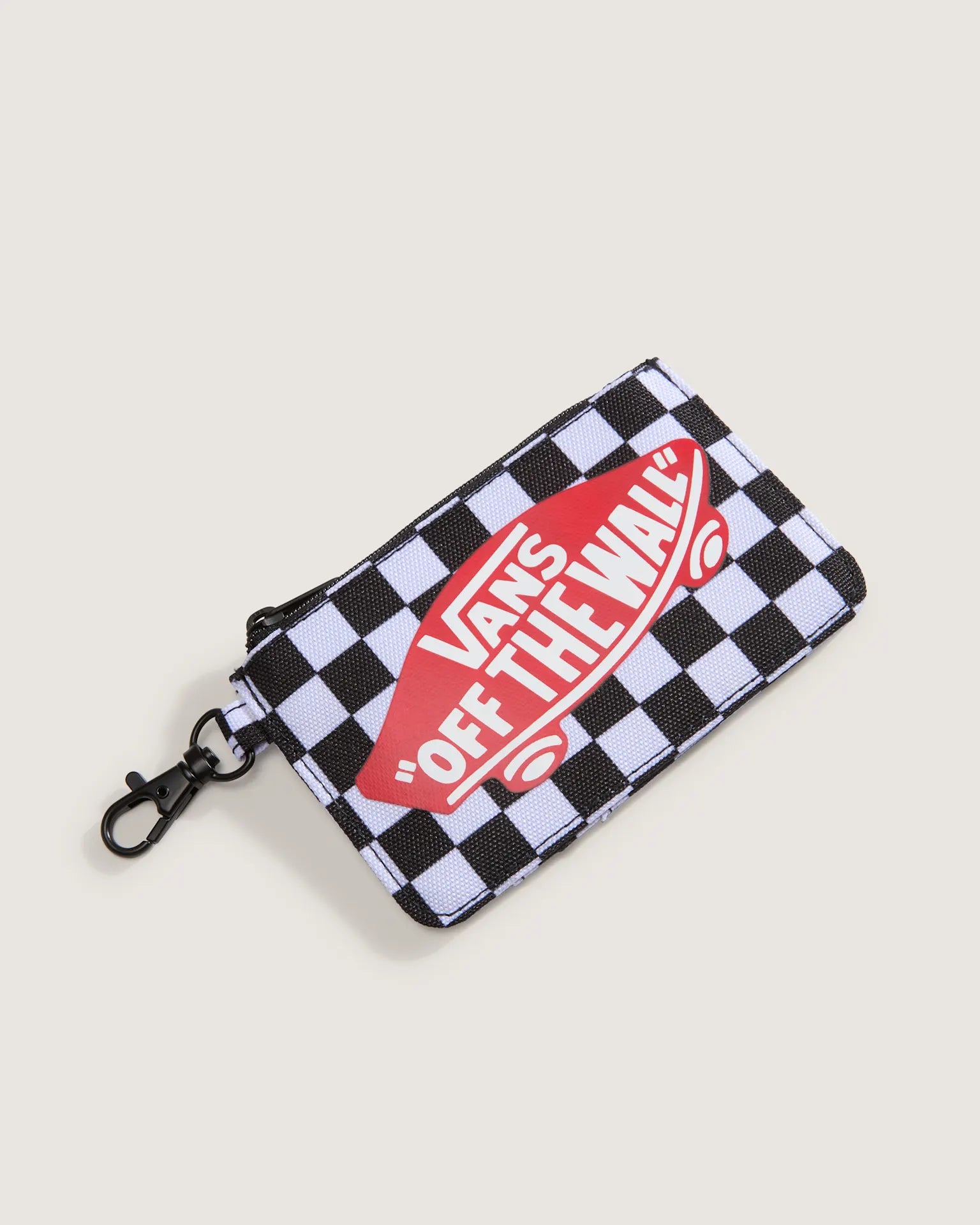 VANS Off The Wall Zip Wallet CHECKERBOARD Black/White Pénztárca VN000Q9WY281 - 3