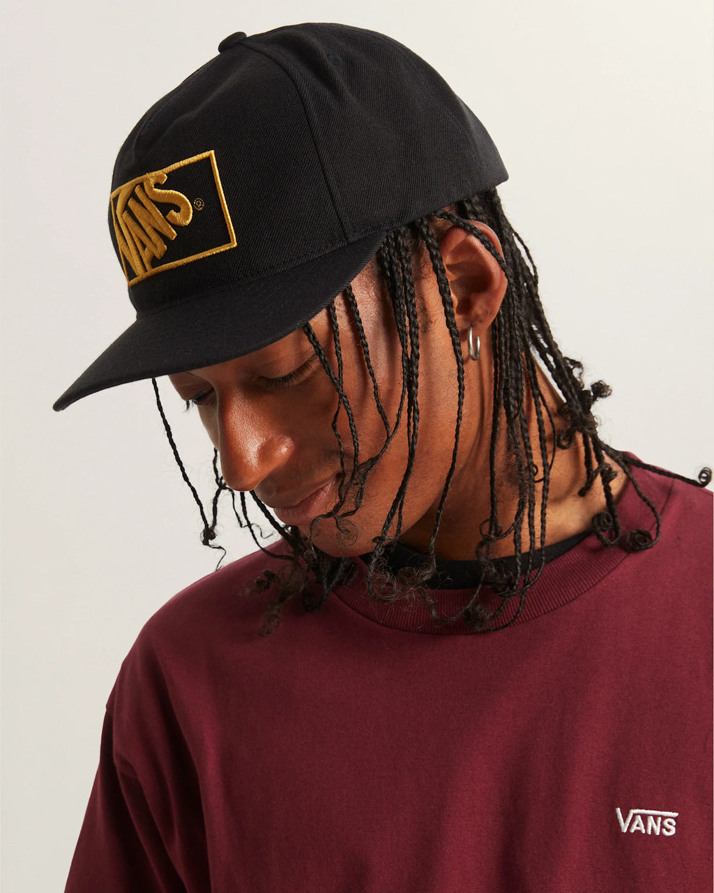 VANS Vans Formula Snapback Black/Burnt Gold Sapka VN000QAFF0E1 - 4