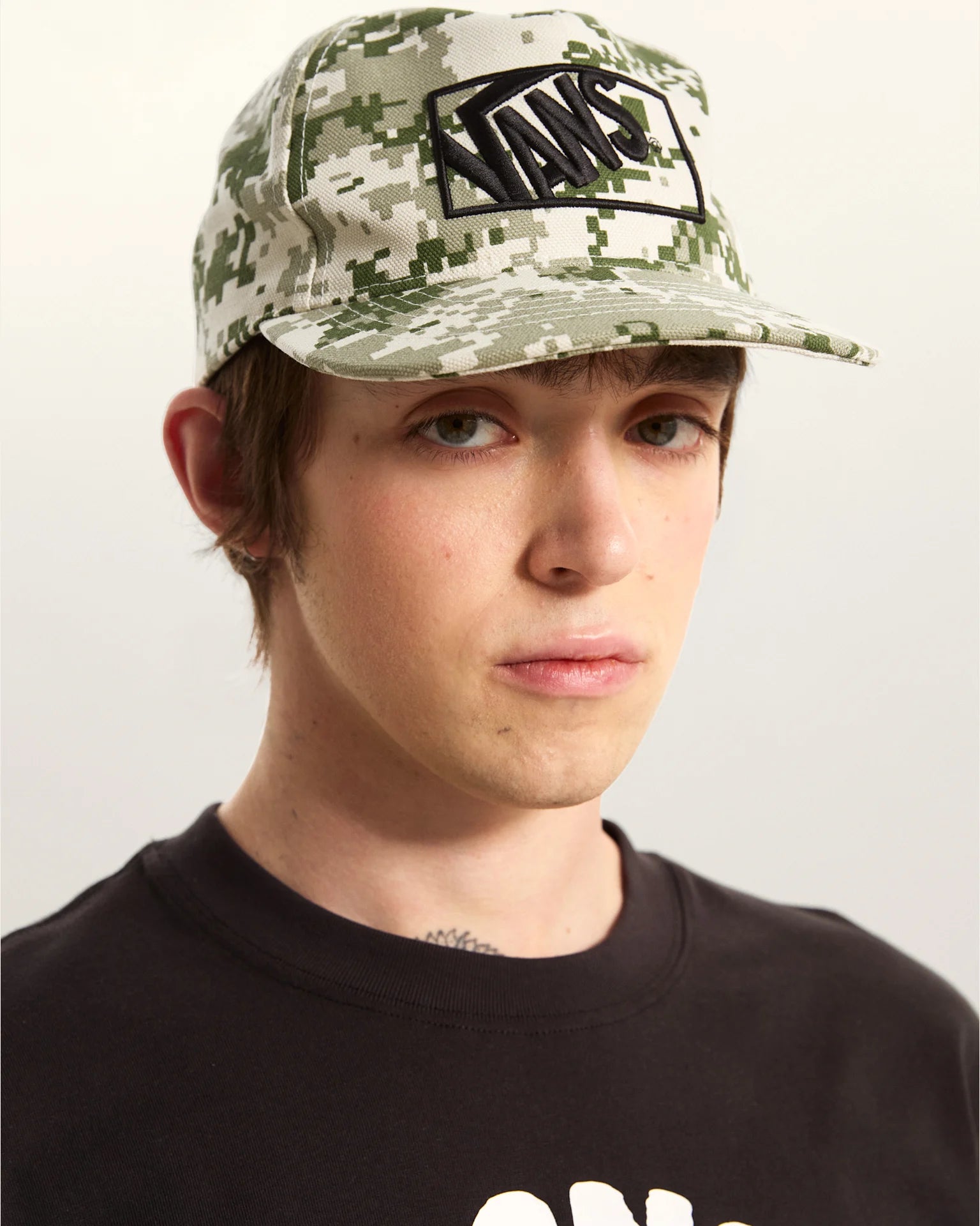 VANS Vans Formula Snapback Neutral Olive/Marshmallow Sapka VN000QAFGCY1 - 4