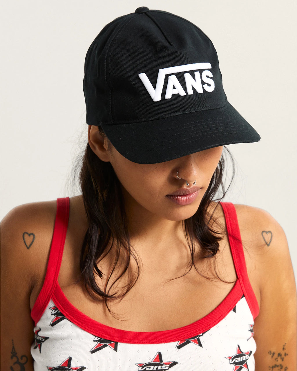 VANS Drop V Logo Snapback Black Sapka VN000QAHBLK1 - 4