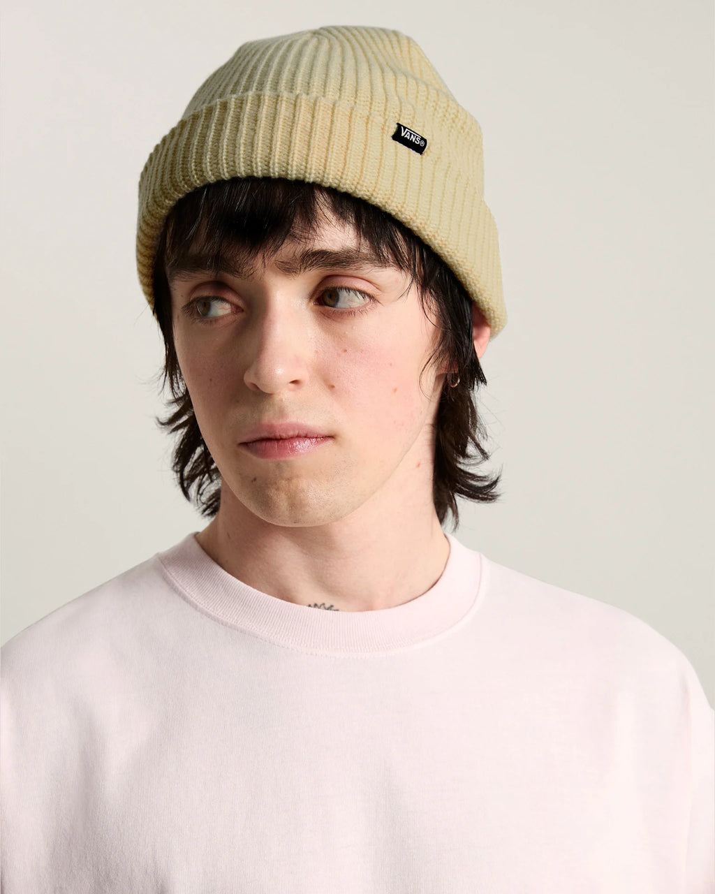 Vans Core Basic Cuff Beanie Almond Crisp Kiegészítő VN000QB4GRZ1 - 4
