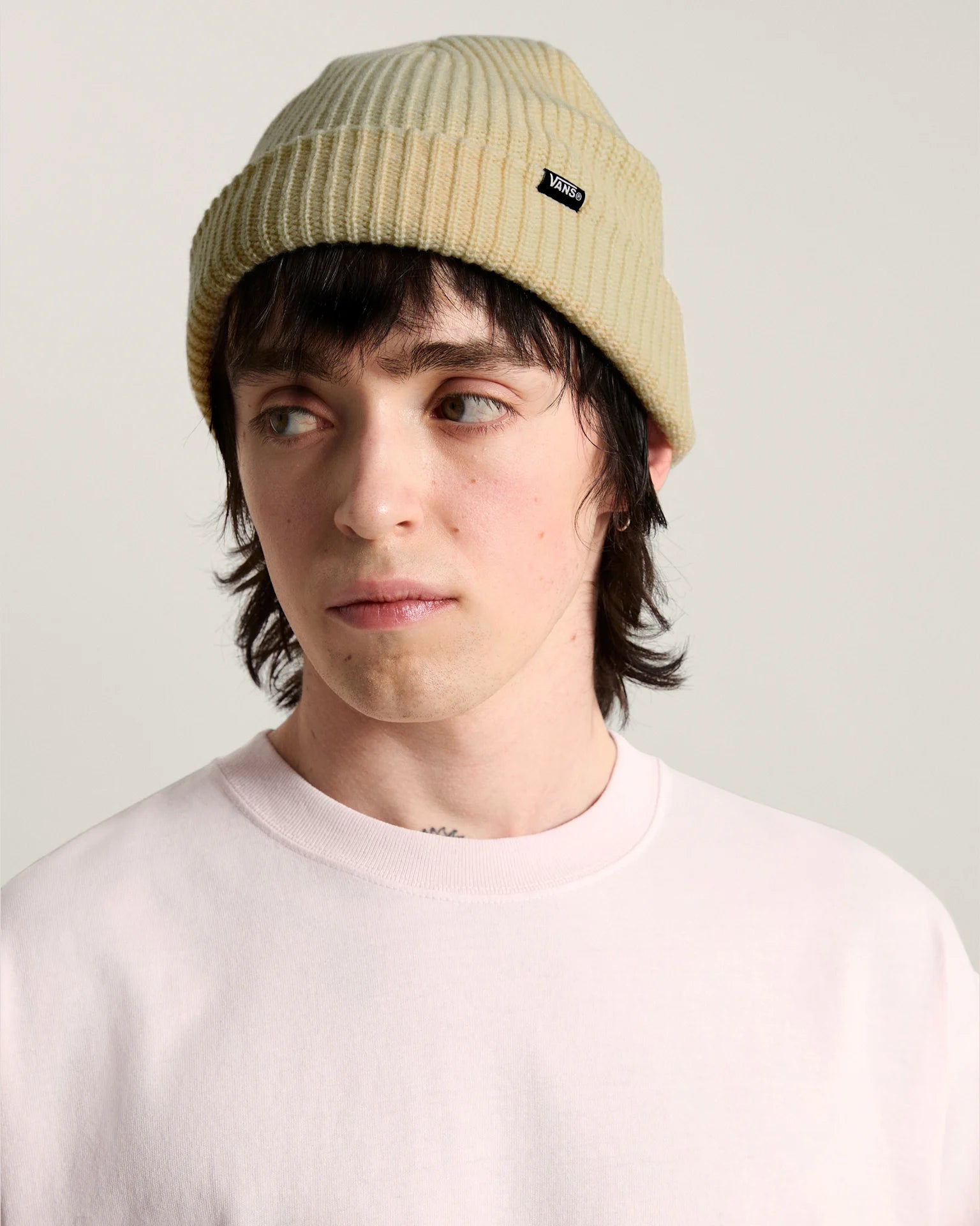 Vans Core Basic Cuff Beanie Almond Crisp Kiegészítő VN000QB4GRZ1 - 4