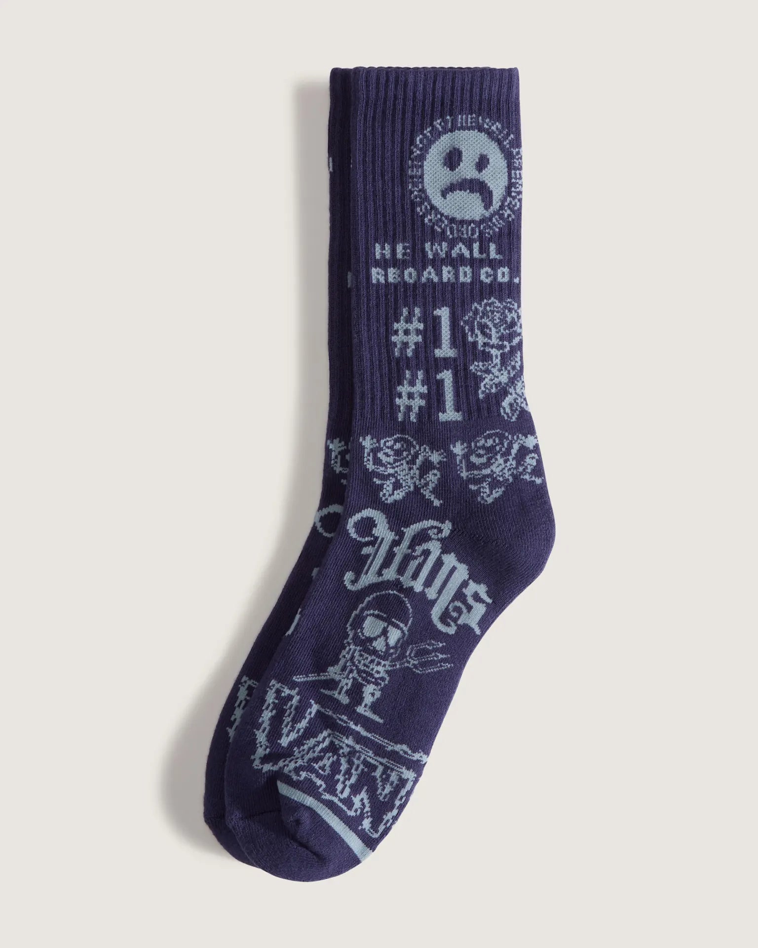 VANS Emory Crew Deep Twilight Zokni VN000QBCEMT1 - 1