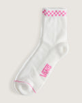 VANS Peek-A-Check Half Crew CHECKERBOARD Pink Fizz Zokni VN000QBKFRQ1 - 1