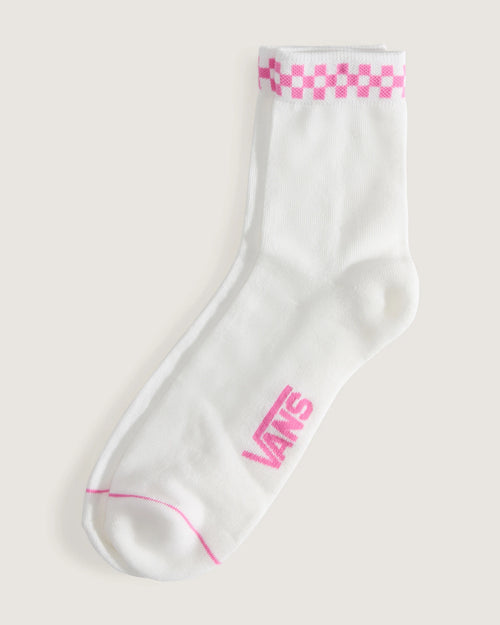 VANS Peek-A-Check Half Crew CHECKERBOARD Pink Fizz Zokni VN000QBKFRQ1 - 1