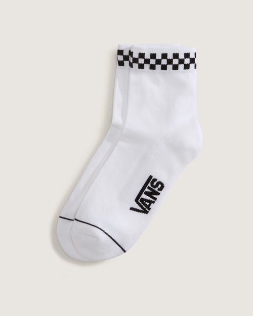 VANS Peek-A-Check Half Crew CHECKERBOARD White/Black Zokni VN000QBKYB21 - 1