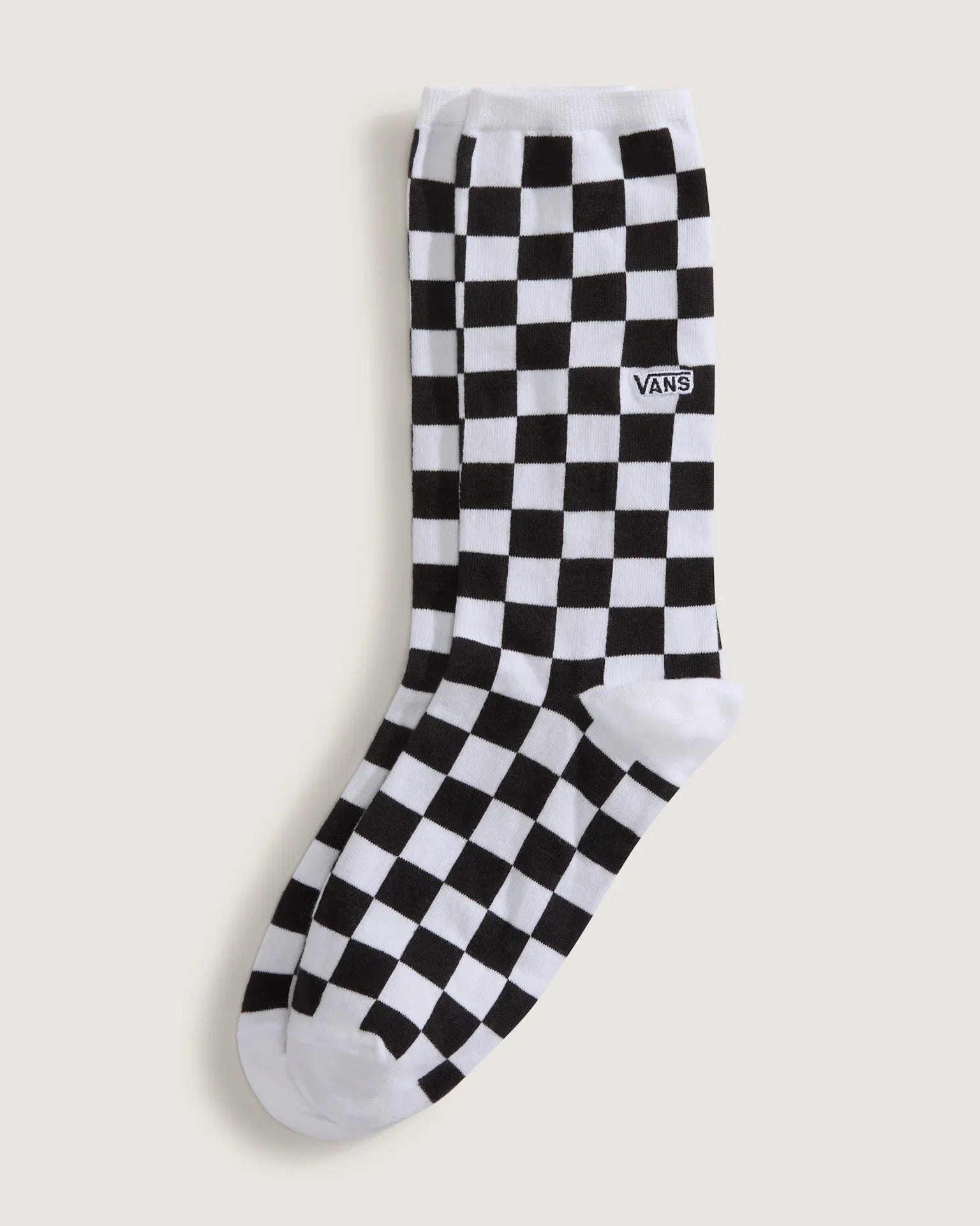 VANS Ticker Crew CHECKERBOARD Black/White kép 1