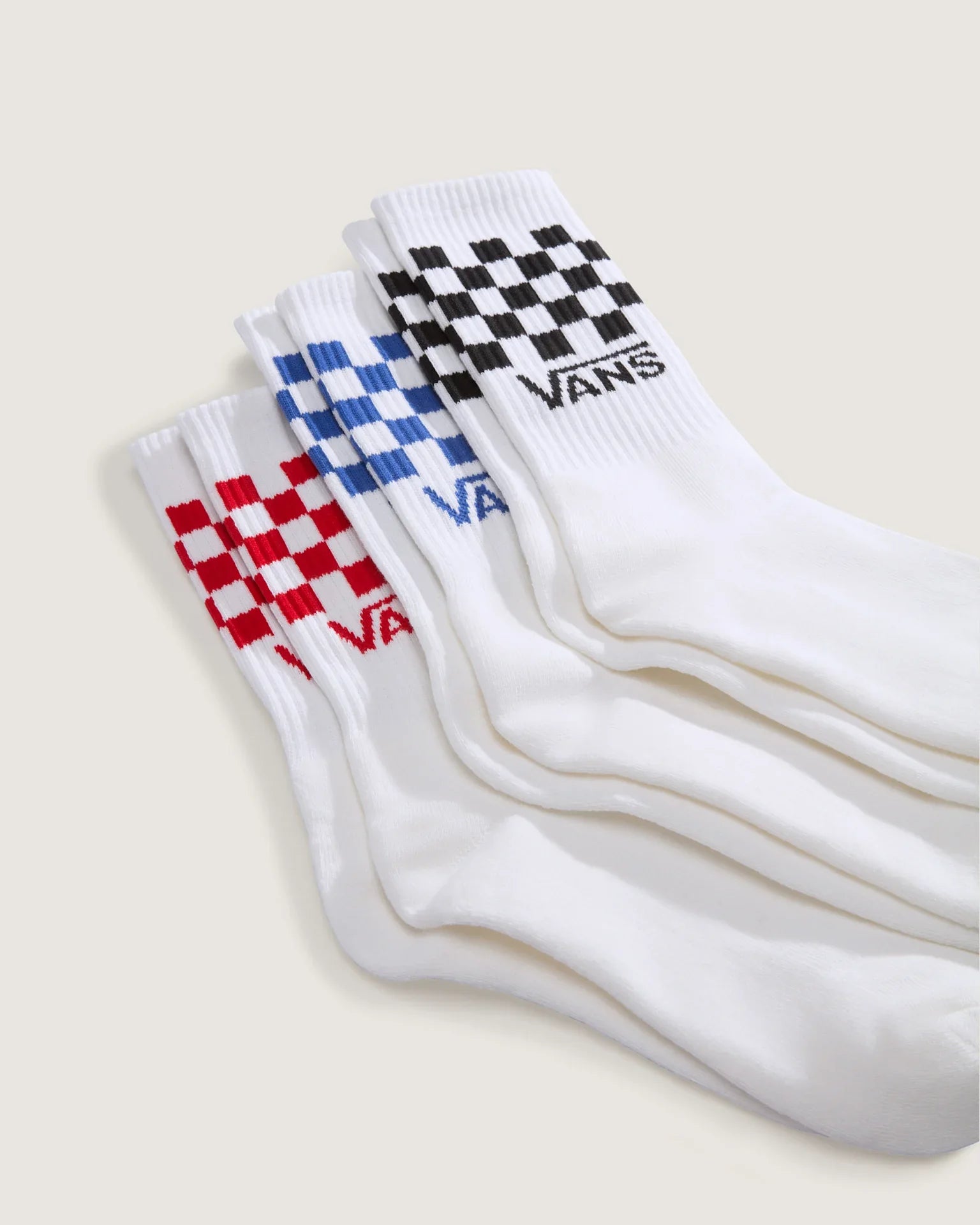 VANS Classic Check Crew ROX CHECKERBOARD White kép 3