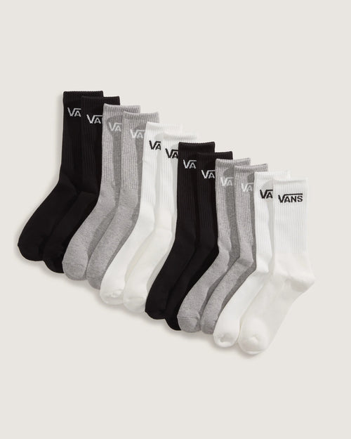 VANS Classic Crew WHITE/BL WHITE/BLACK/HEA Zokni VN000QCBCNC1 - 2