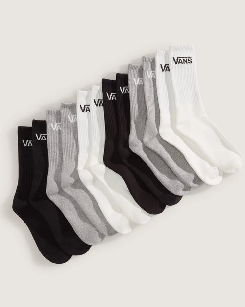 VANS Classic Crew WHITE/BL WHITE/BLACK/HEA Zokni VN000QCBCNC1 - 1