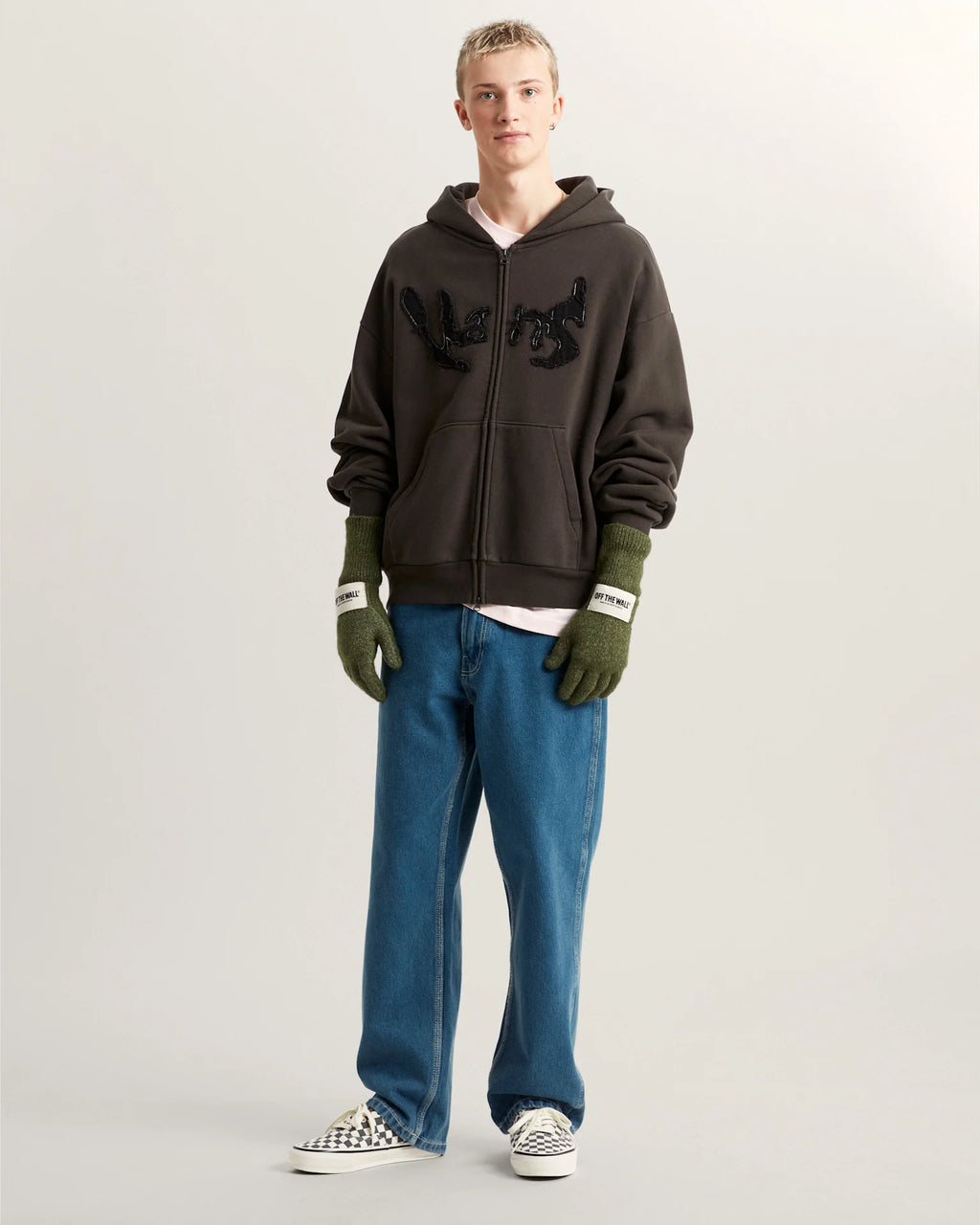 VANS Off The Wall Twofer Gloves Pine Forest Kesztyű VN000QCFEN61 - 5