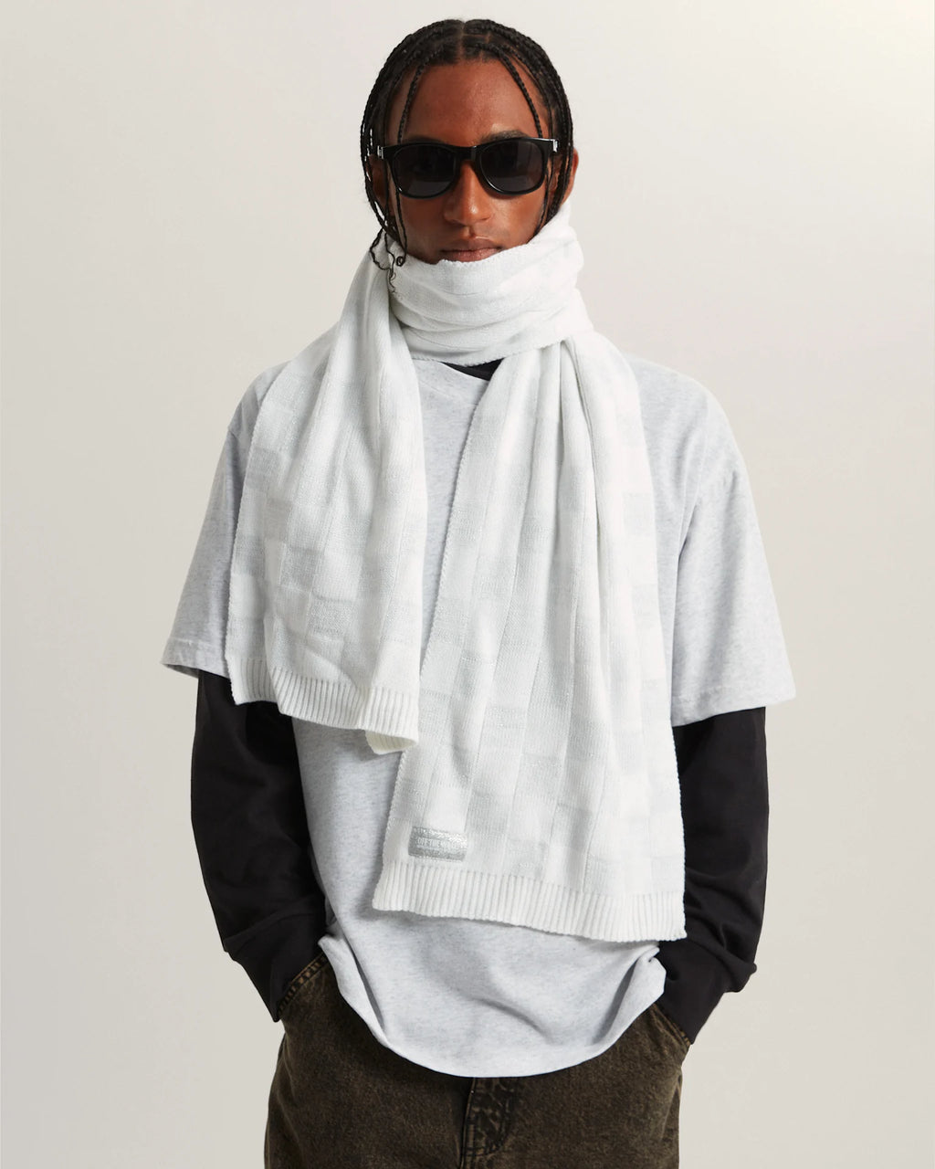 VANS Off The Wall Scarf White Sál VN000QCGWHT1 - 4