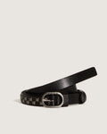 VANS Check Leather Belt Black kép 1